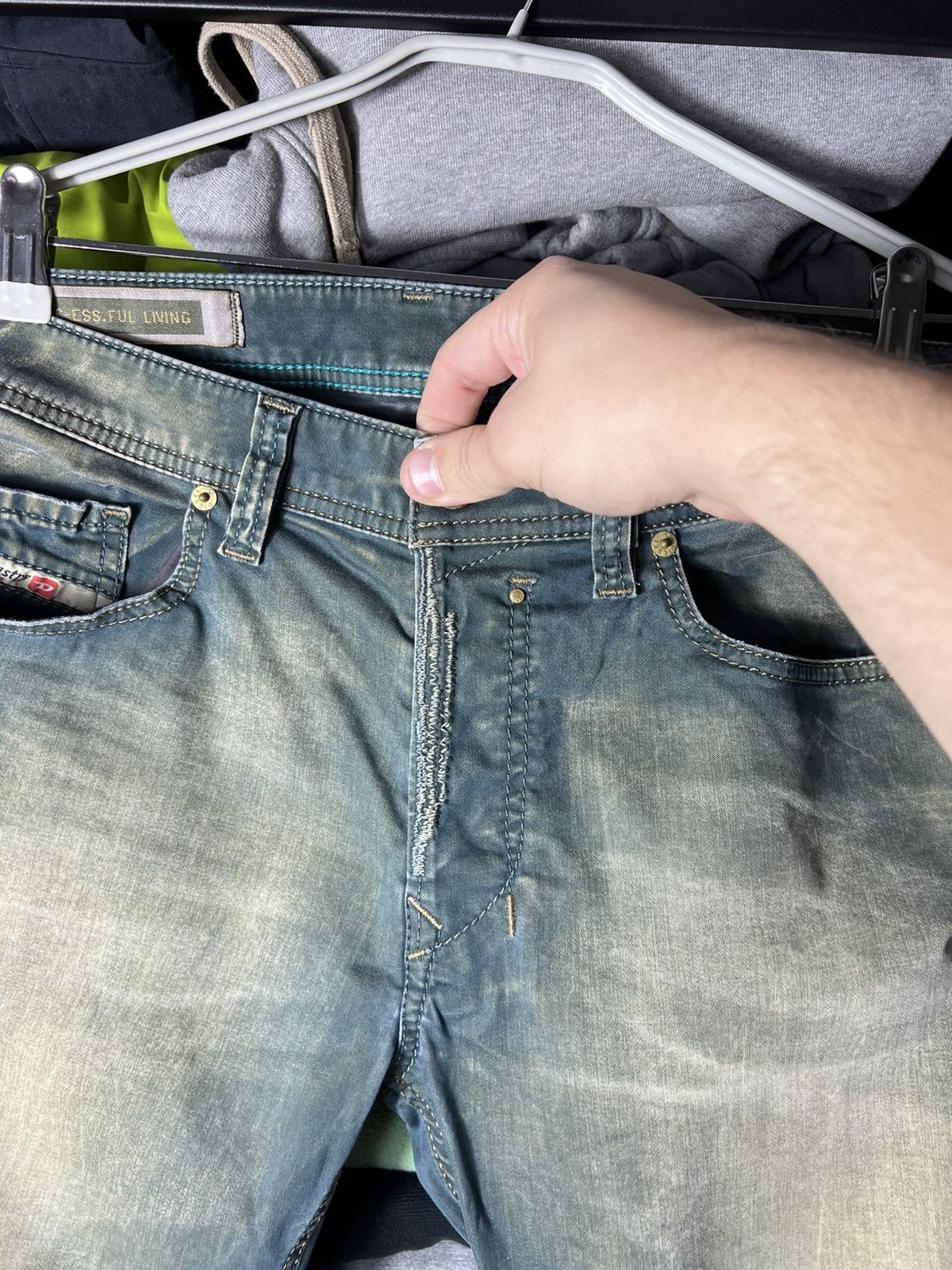 👖 Diesel Safado Regular Slim Straight Jeans Made in Italy