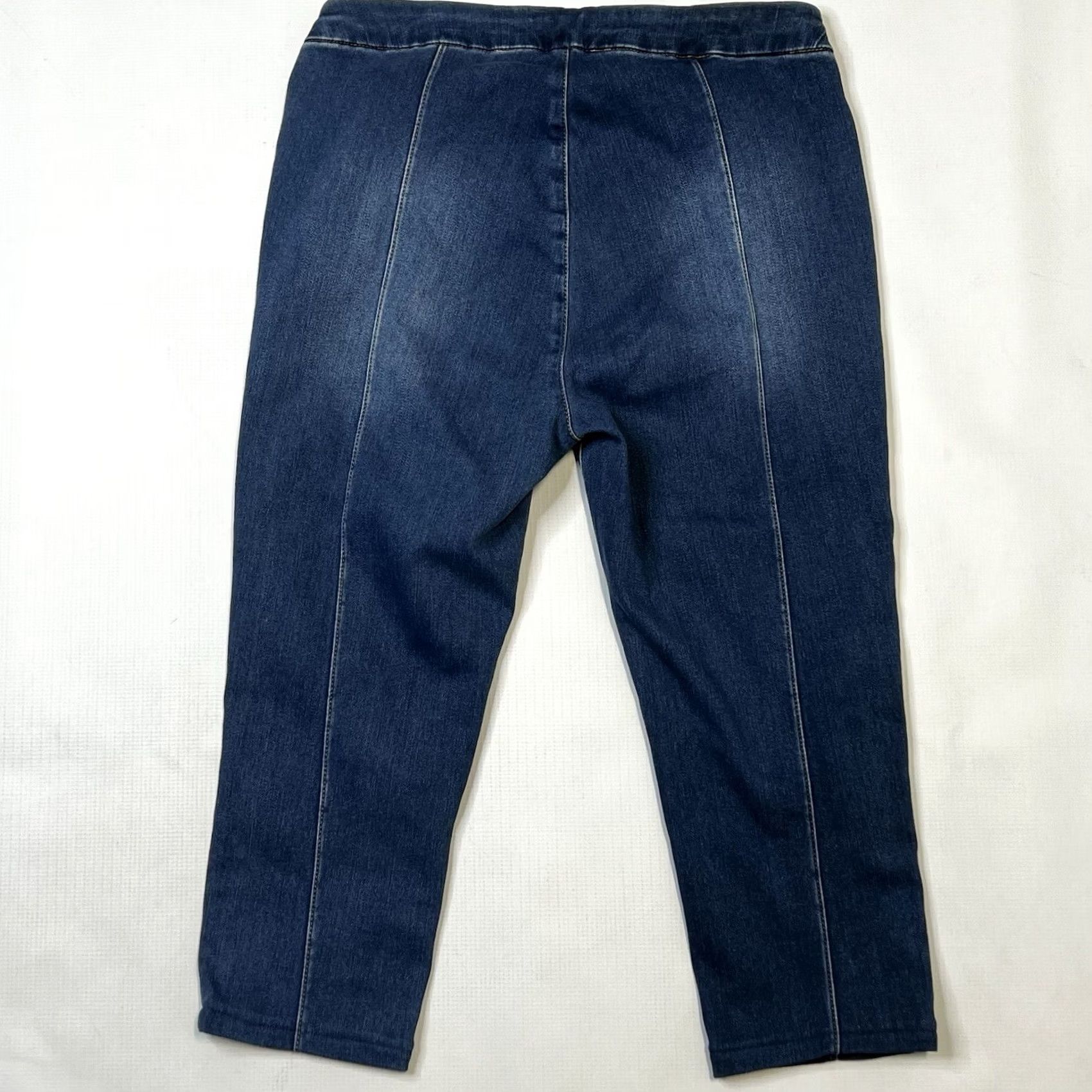 Soft Surroundings Soft Surroundings Jegging Denim Lean Line Crop 28x18 Pull On Women Jeans Regular Blue 28 Womens Size 28" / US 6 / IT 42 - 7 Thumbnail