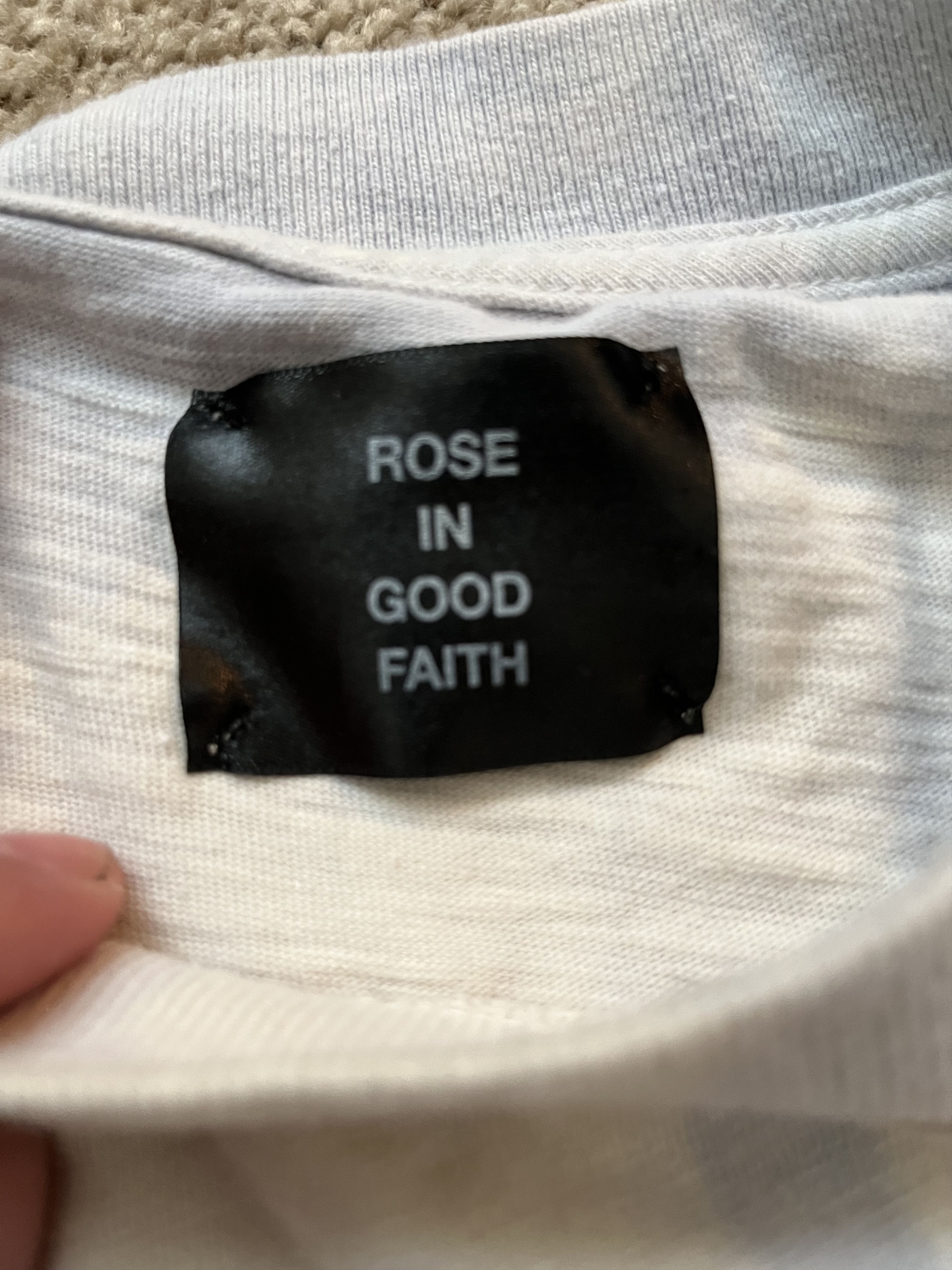 ROSE IN GOOD FAITH Rose in Good Faith Shibori slub tee Size US XL / EU 56 / 4 - 2 Thumbnail