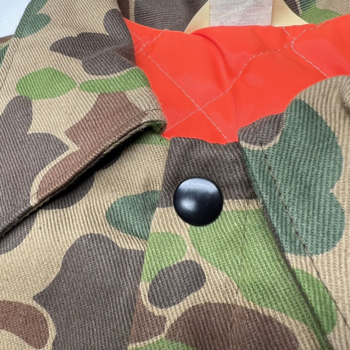 Vintage VTG Ranger Jacket Duck Camo Orange Lined Quilted Canvas 90s Size US M / EU 48-50 / 2 - 11 Thumbnail