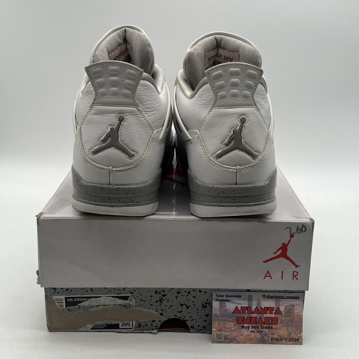 Jordan Brand Air Jordan 4 white Oreo Size US 11.5 / EU 44-45 - 3 Thumbnail