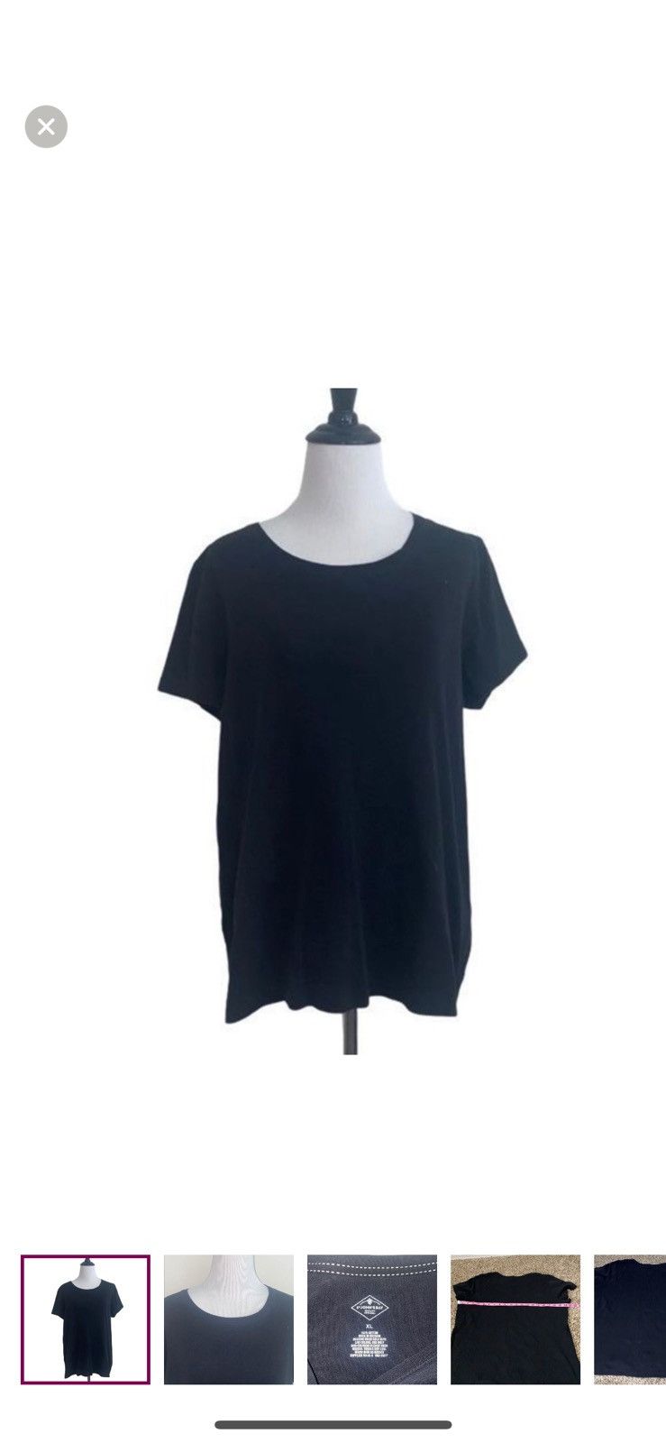 St. Johns Bay St. John’s bay xl black crewneck tee Size XL / US 12-14 / IT 48-50 - 1 Thumbnail