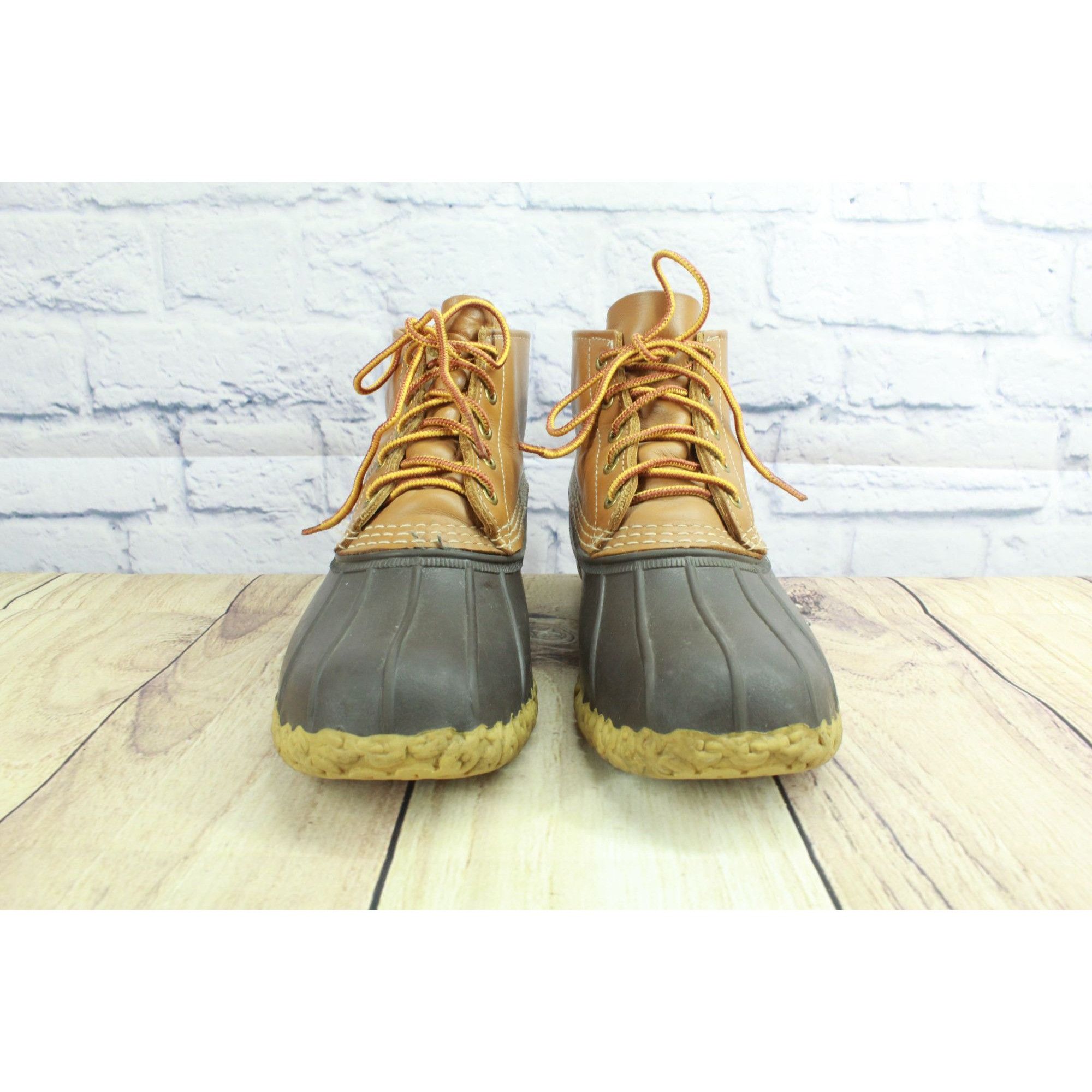 L.L. Bean LL Bean Brown Leather Duck Boots Men’s 8 / W 10 Size US 10 / EU 43 - 4 Thumbnail