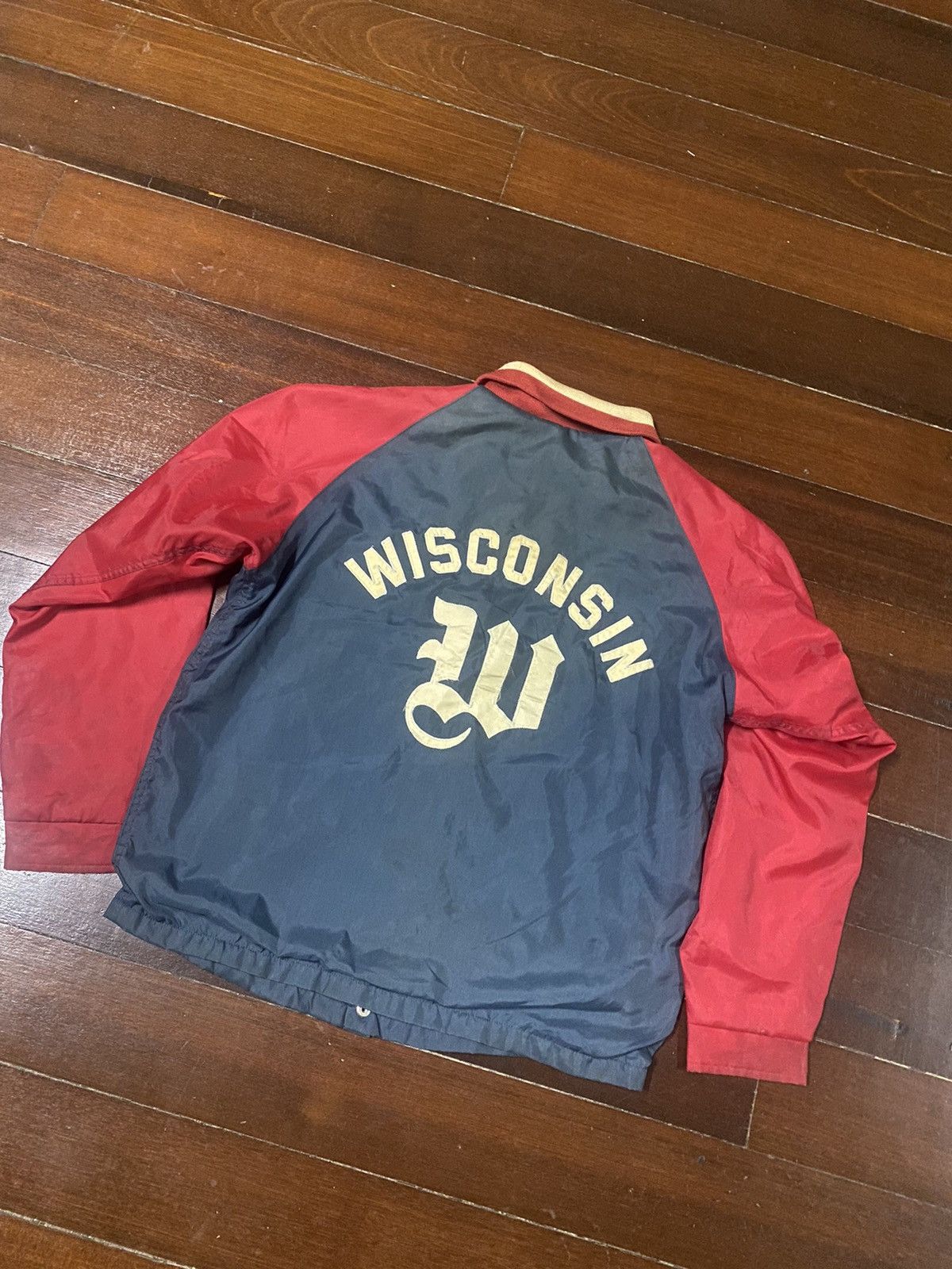 Sugar Cane Vtg Sugar Cane Style Eye wisconsin Embroidery Varsity Jacket Size US XL / EU 56 / 4 - 3 Thumbnail