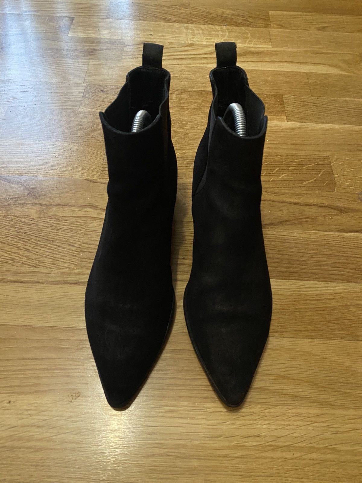 Acne Studios Acne Studios Womens Jensen Booties Black Suede Size 39 Size US 8 / IT 38 - 2 Thumbnail