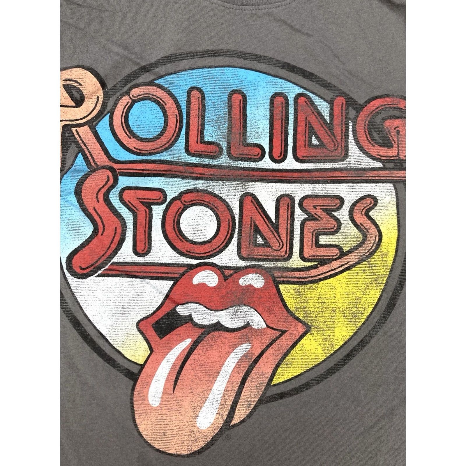 Vintage VINTAGE The Rolling Stones Shirt Womens Medium Gray Short Sleeve Music Size M / US 6-8 / IT 42-44 - 2 Thumbnail