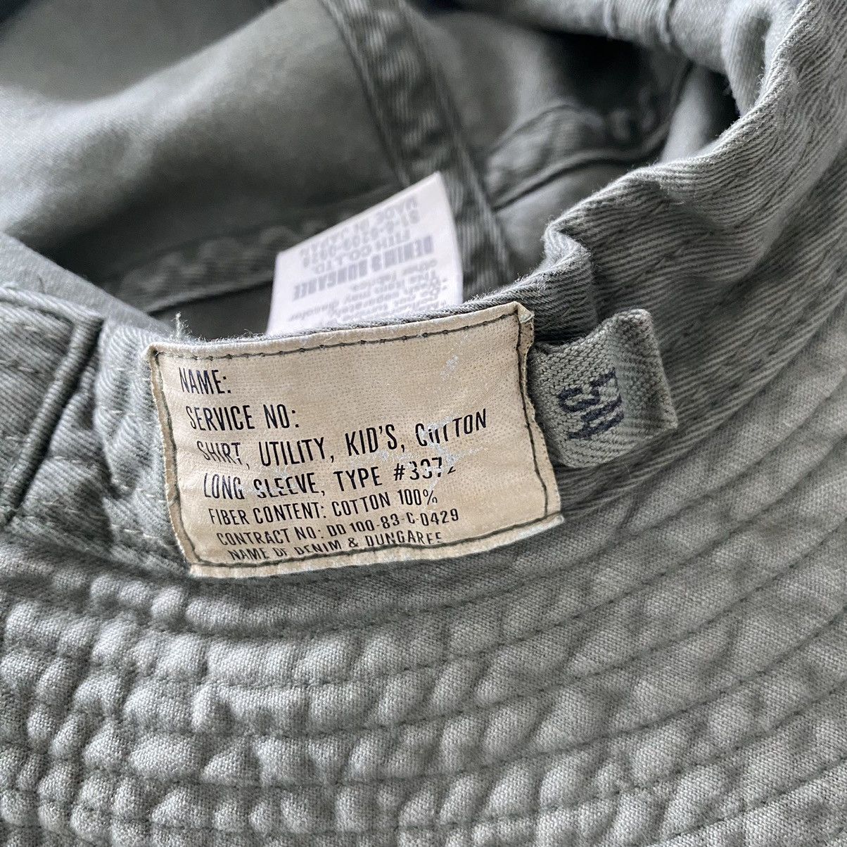 Japanese Brand Vintage Denim&Dungaree Army Design ERD GRUNGE TEE Size ONE SIZE - 6 Thumbnail