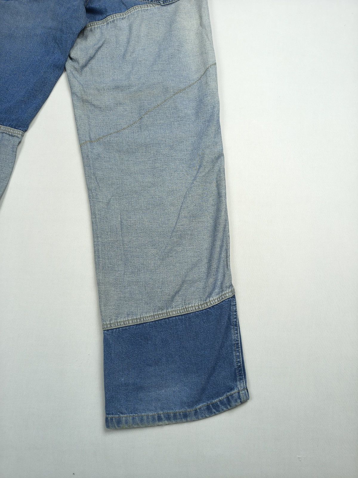 Southpole Royal Wear Patchwork Jeans Crown Logo Y2K Baggy (058) Size US 34 / EU 50 - 14 Thumbnail