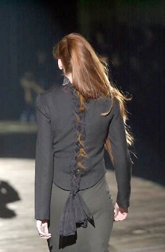 A.F. Vandevorst A.F. Vandervorst Fall 2000 sweater with back braid Size S / US 4 / IT 40 - 1 Thumbnail