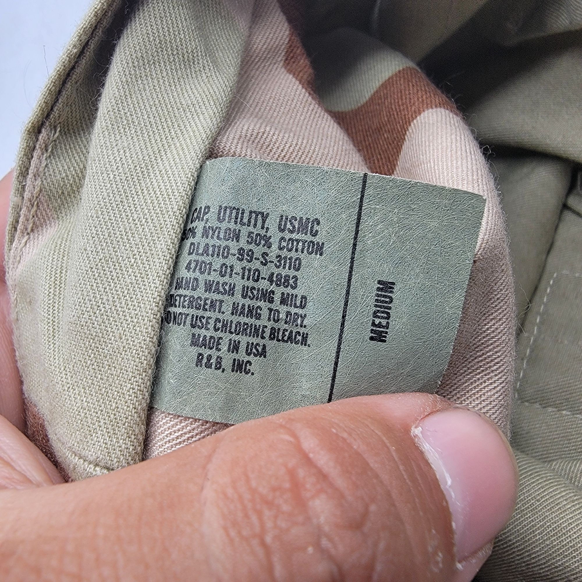 Other USMC Camouflage Utility Adults Medium Hat Cap Casual Outdoor Size ONE SIZE - 5 Thumbnail