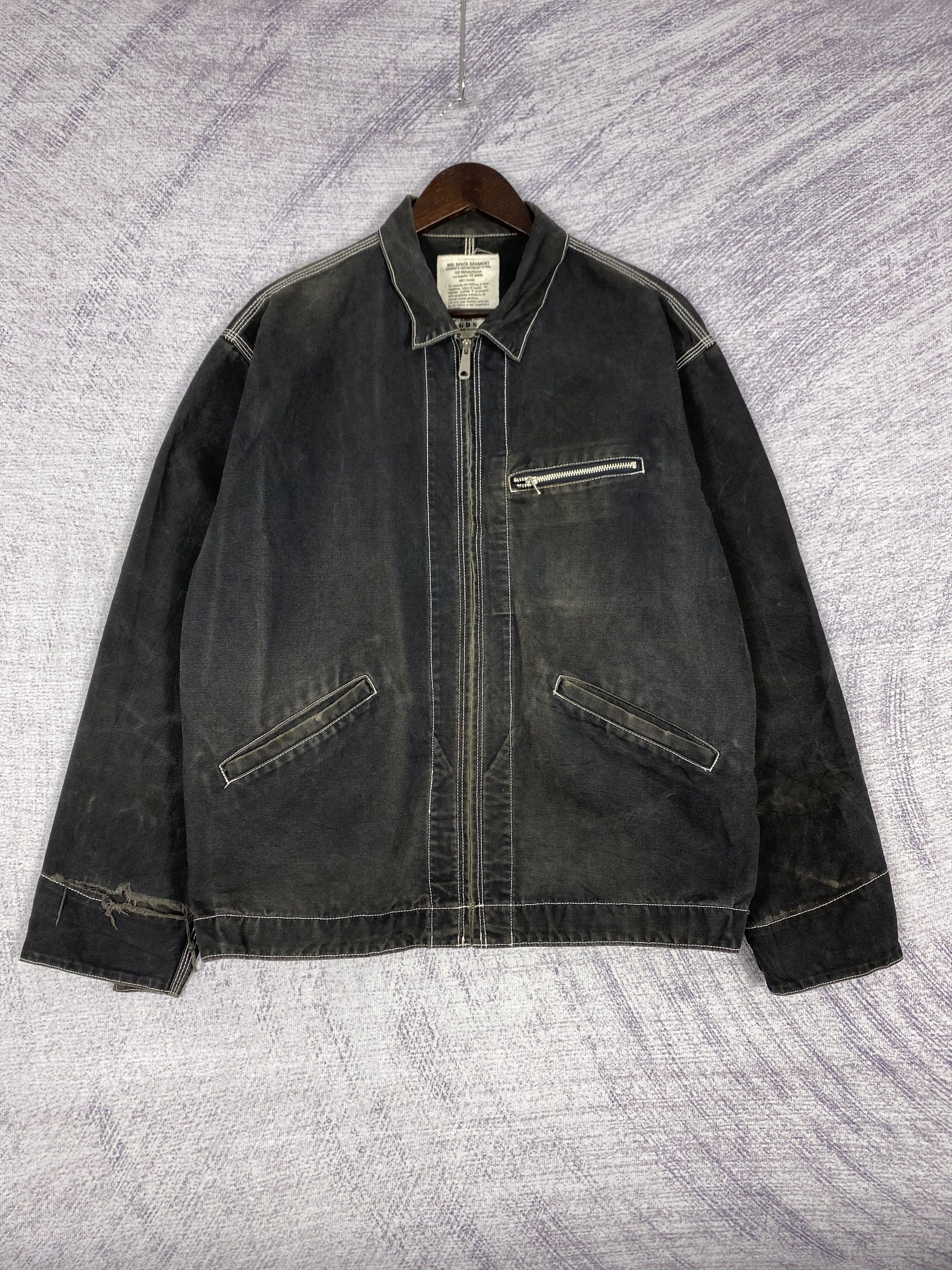 Melrose Vintage Melrose Zip Up Long Sleeve Denim Jacket Size US M / EU 48-50 / 2 - 1 Thumbnail