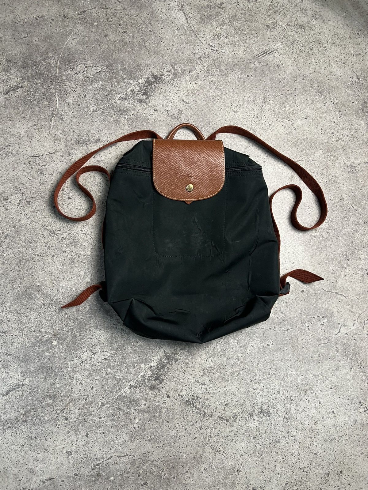 Longchamp Longchamp Le Pliage Women's Leather,Nylon Backpack Size ONE SIZE - 1 Thumbnail