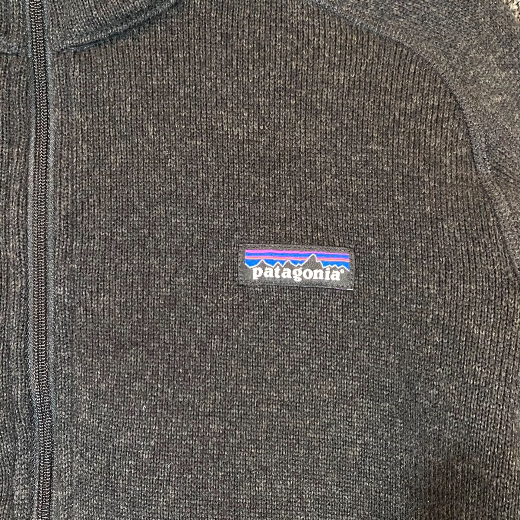 Patagonia PATAGONIA Better Sweater Womens XL Black 1/4 Zip Pullover Hiking Sorority Logo Jacket Size XL / US 12-14 / IT 48-50 - 2 Thumbnail