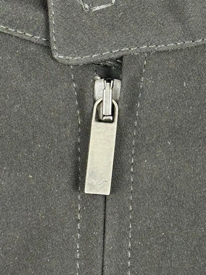 Emporio Armani SS2016 Emporio Armani Black Minimalist Biker Jacket Size US L / EU 52-54 / 3 - 8 Thumbnail