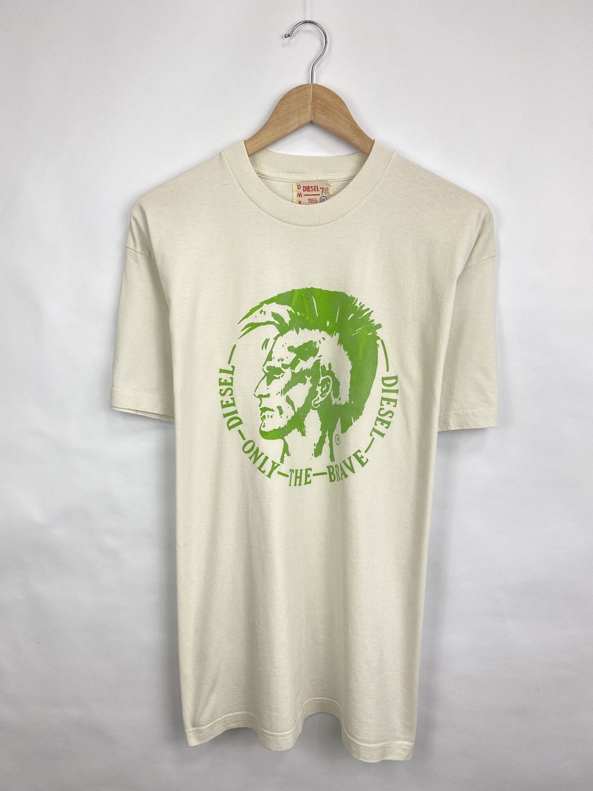 Diesel × Japanese Brand 🇺🇸 Vintage 80s Diesel Limited Edition T-Shirt Retro Rare Y2K Size US XL / EU 56 / 4 - 3 Thumbnail