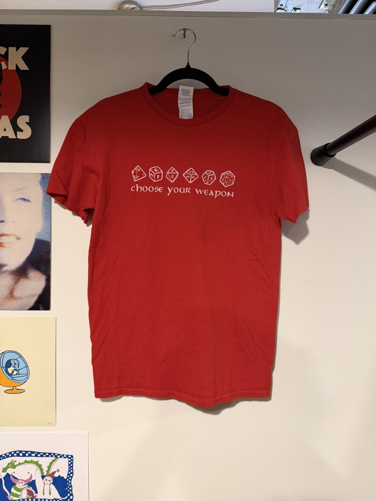 Vintage Vintage D&D choose your weapon die tee Size US M / EU 48-50 / 2 - 2 Thumbnail