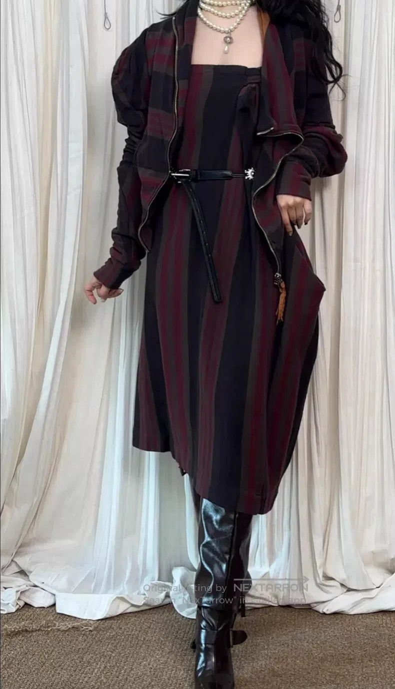 Vivienne Westwood Vivienne Westwood Red and Black Striped Black Label Set Size XS / US 0-2 / IT 36-38 - 2 Thumbnail