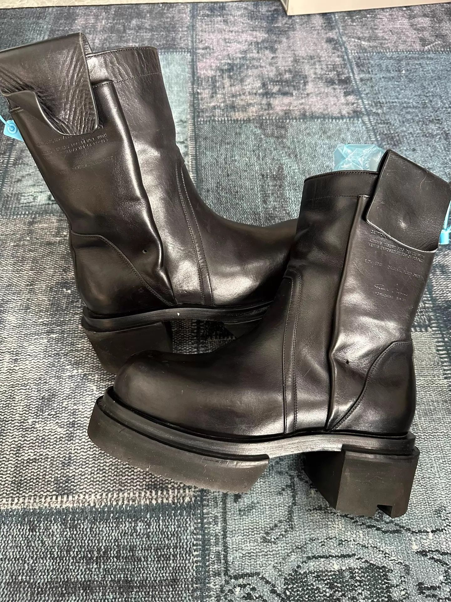 Rick Owens Rick Owens Bogun Chelsea Boots - Pocket Runway 6cm 42 Size US 9 / EU 42 - 3 Thumbnail