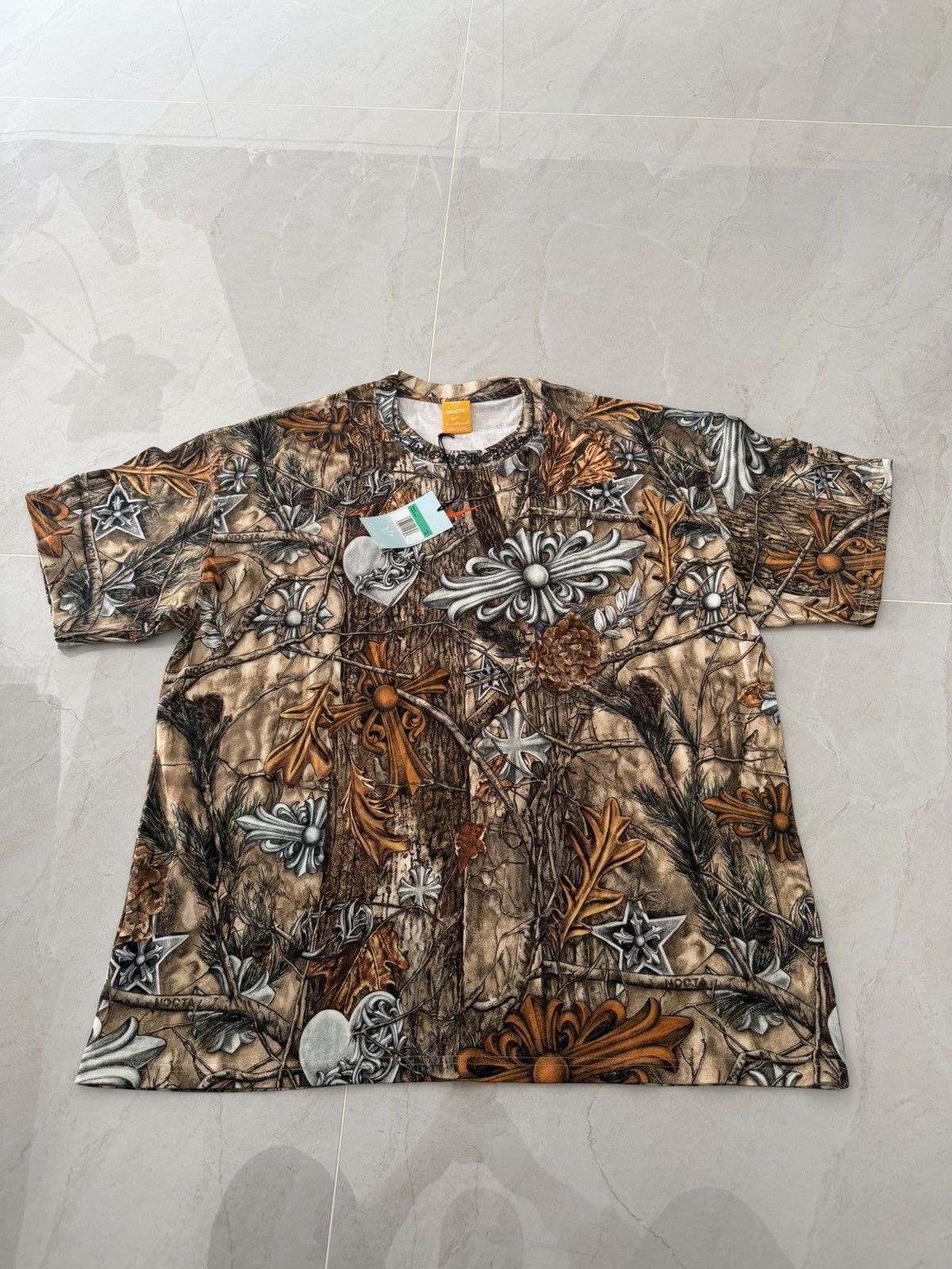 Chrome Hearts Chrome Hearts Nocta Nike Logo Tshirt Sz.XL Size US XL / EU 56 / 4 - 1 Thumbnail