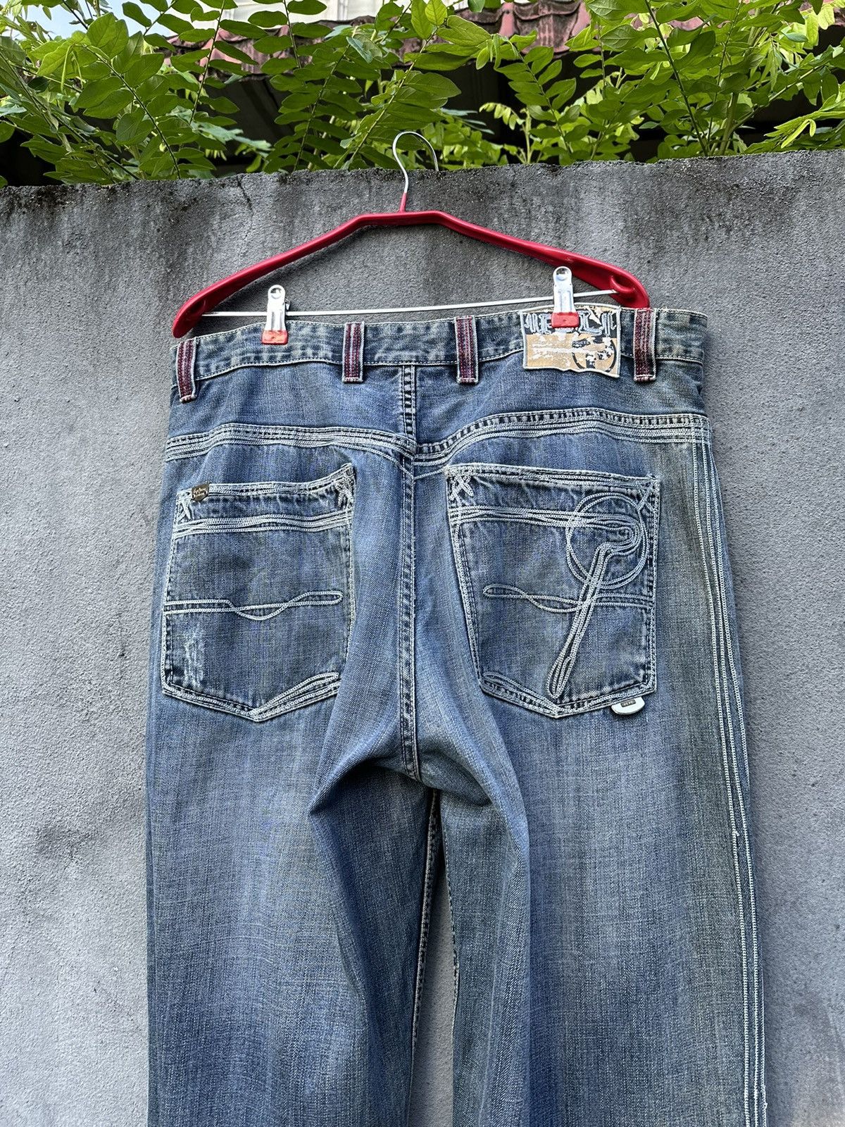 Pepe Jeans 👹Vintage Pepe Jeans London Y2k Baggy Jeans Size US 36 / EU 52 - 8 Thumbnail
