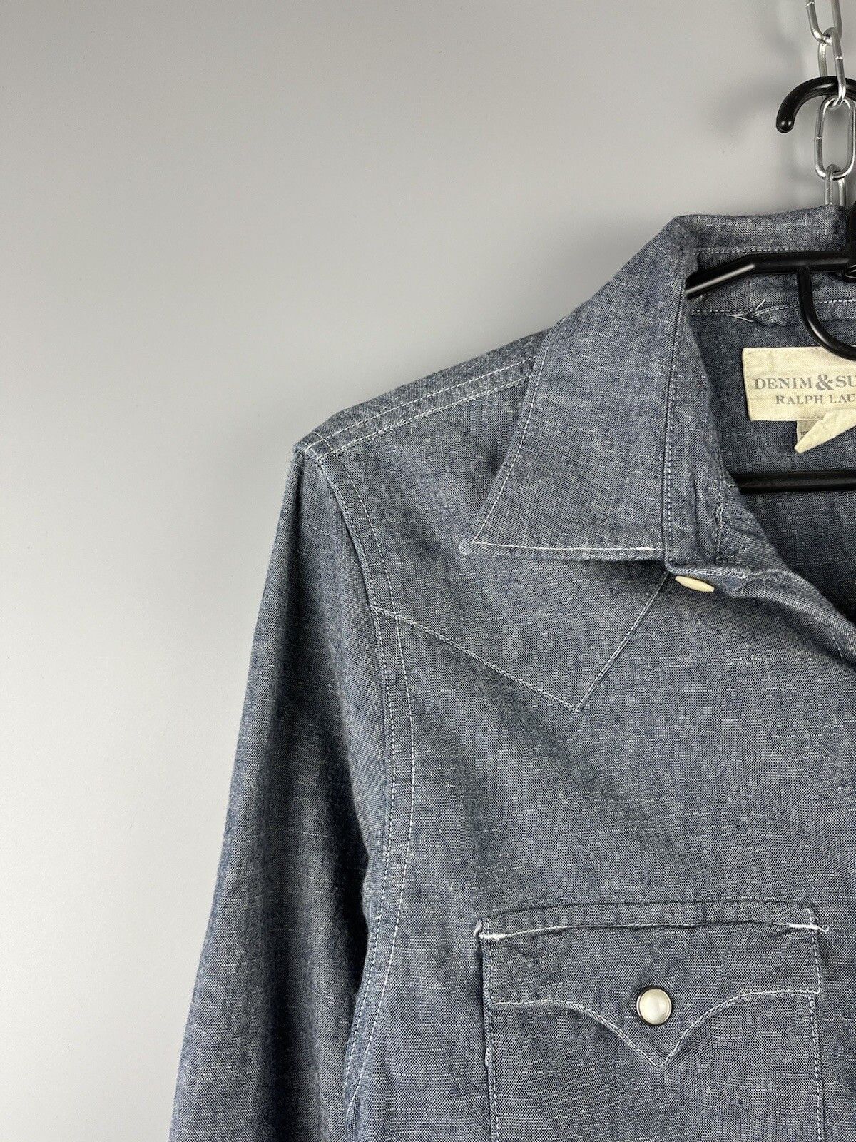 Denim & Supply Ralph Lauren Denim Supply Ralph Lauren Cotton Denim Shirt Size US S / EU 44-46 / 1 - 5 Thumbnail