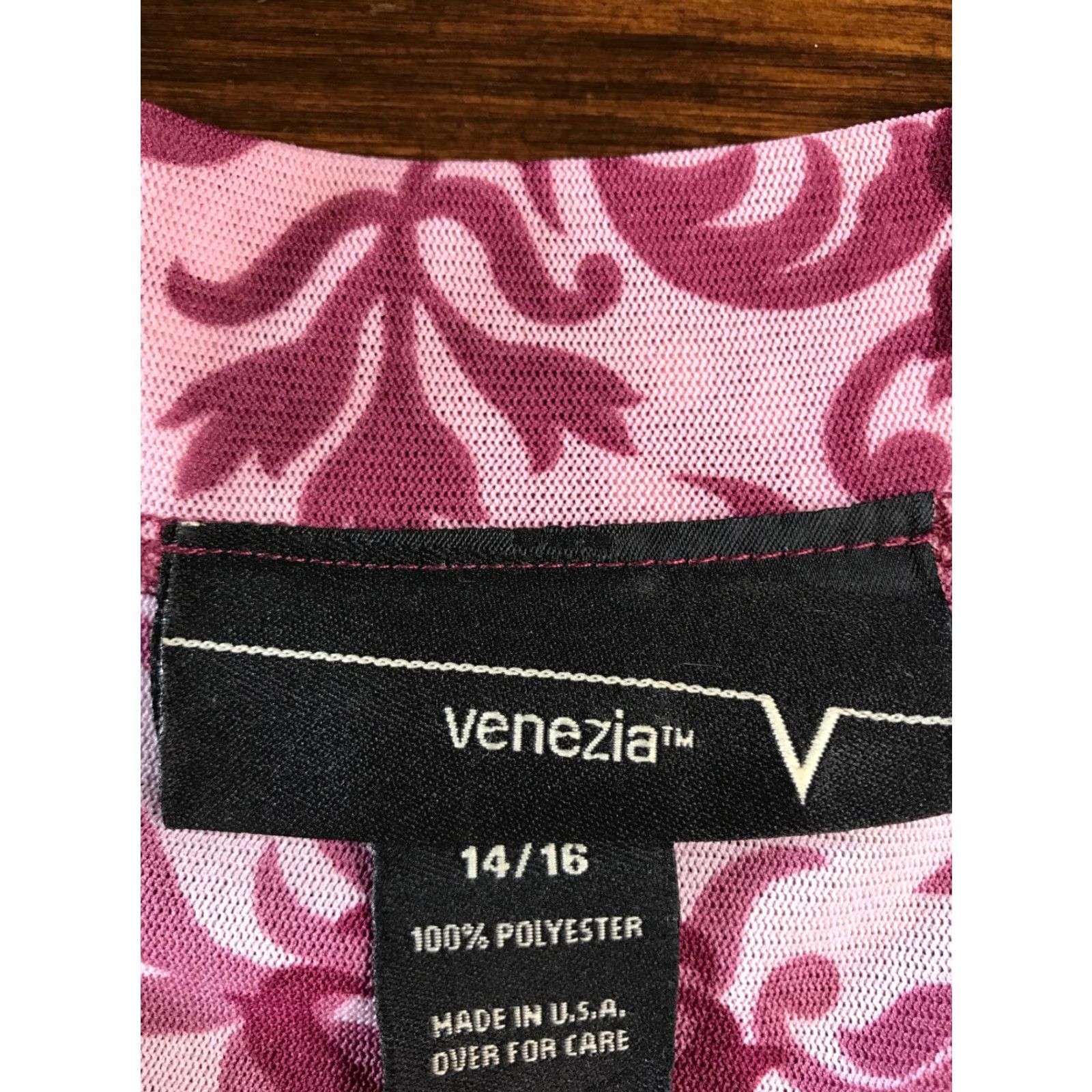 Pinko Venezia Shirt Women 14/16 Long Sleeve Crew Neck Floral Purple Pink T-Shirt Casual Size XL / US 12-14 / IT 48-50 - 5 Thumbnail