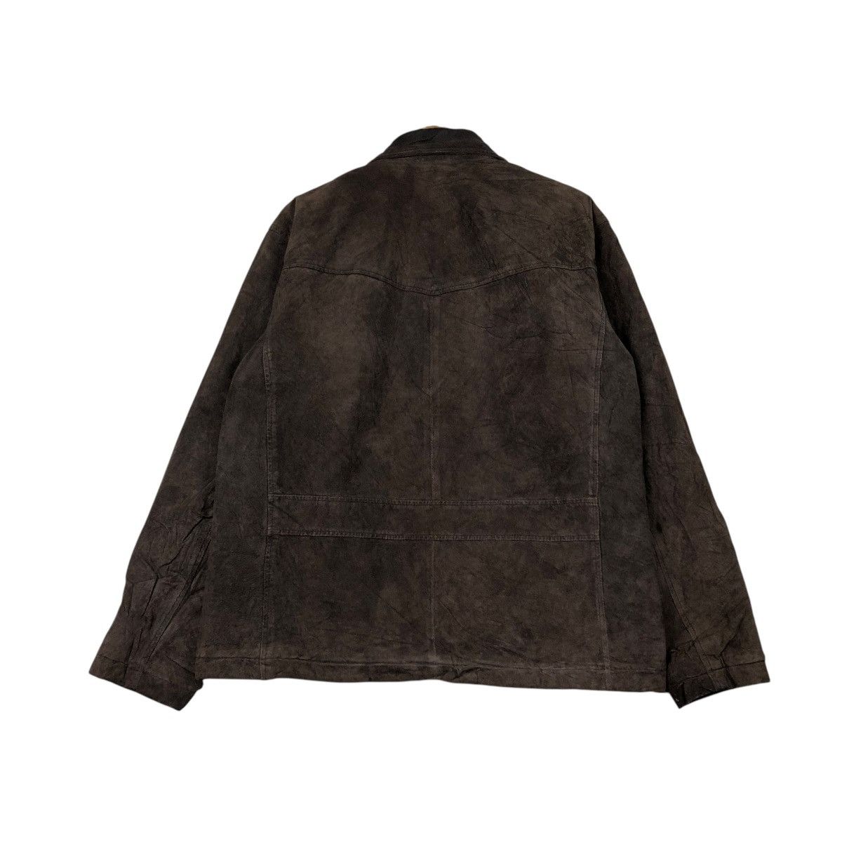 Japanese Brand 🔥VINTAGE BIKER LEATHER JACKET UNBRANDED ISSEY MIYAKE Size US S / EU 44-46 / 1 - 8 Thumbnail