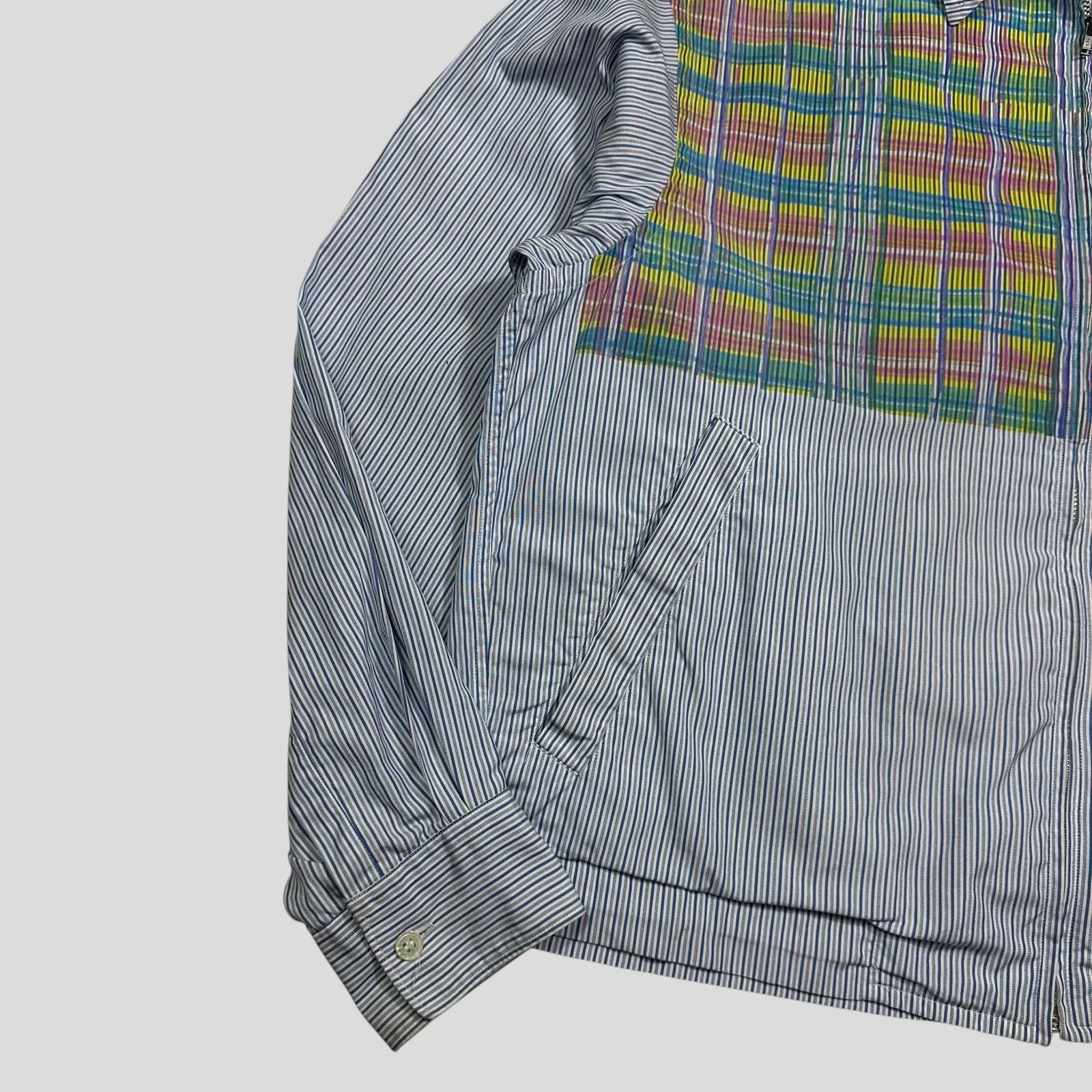Comme des Garcons Comme Des Garçons SHIRT 90s Plaid Striped Boxy Work Jacket M Size US M / EU 48-50 / 2 - 4 Thumbnail
