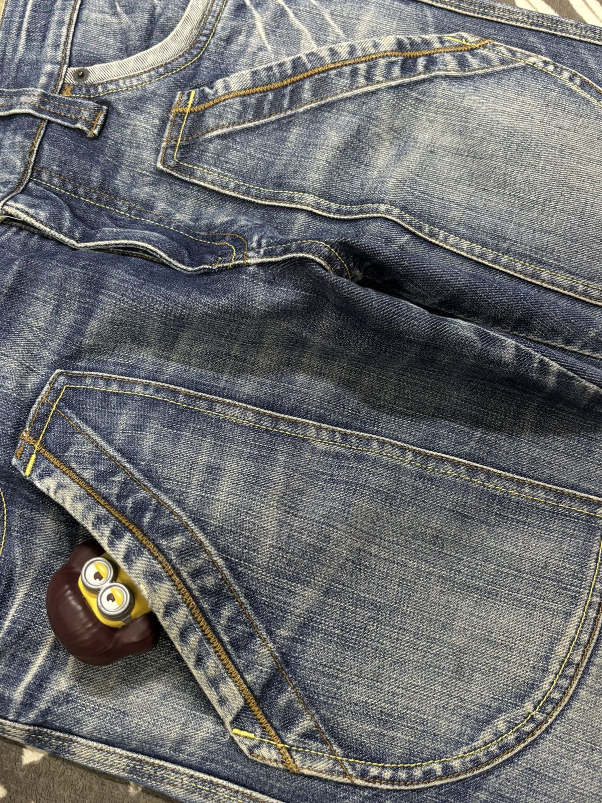 Japanese Brand Vintage Japanese Brand Multi-pockets Bootcut Flare Jeans Size US 32 / EU 48 - 5 Thumbnail
