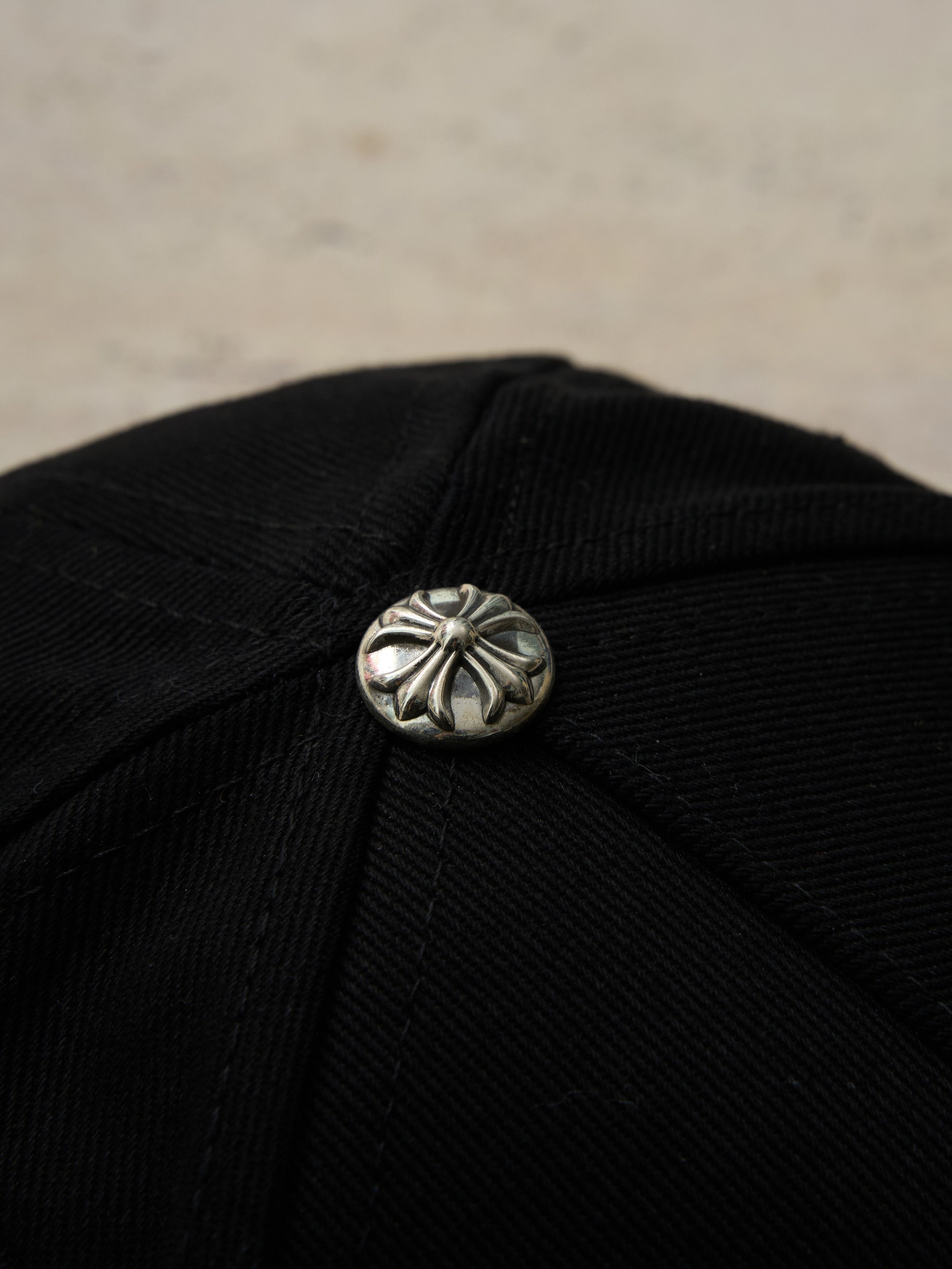 Chrome Hearts cross BSBL cap denim black