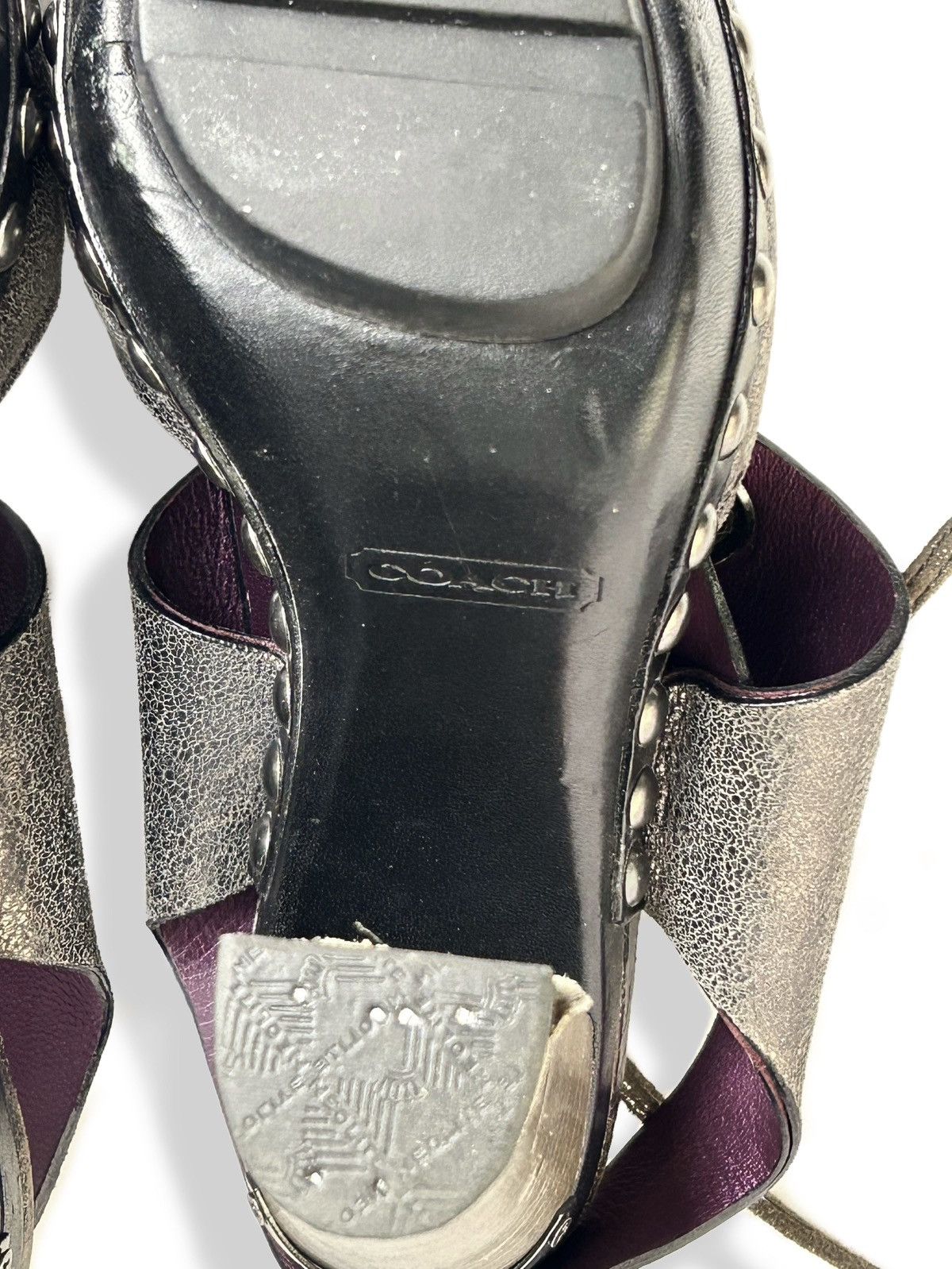 Coach Coach Poppy Rena Clog Gunmetal Size US 6.5 / IT 36.5 - 10 Thumbnail