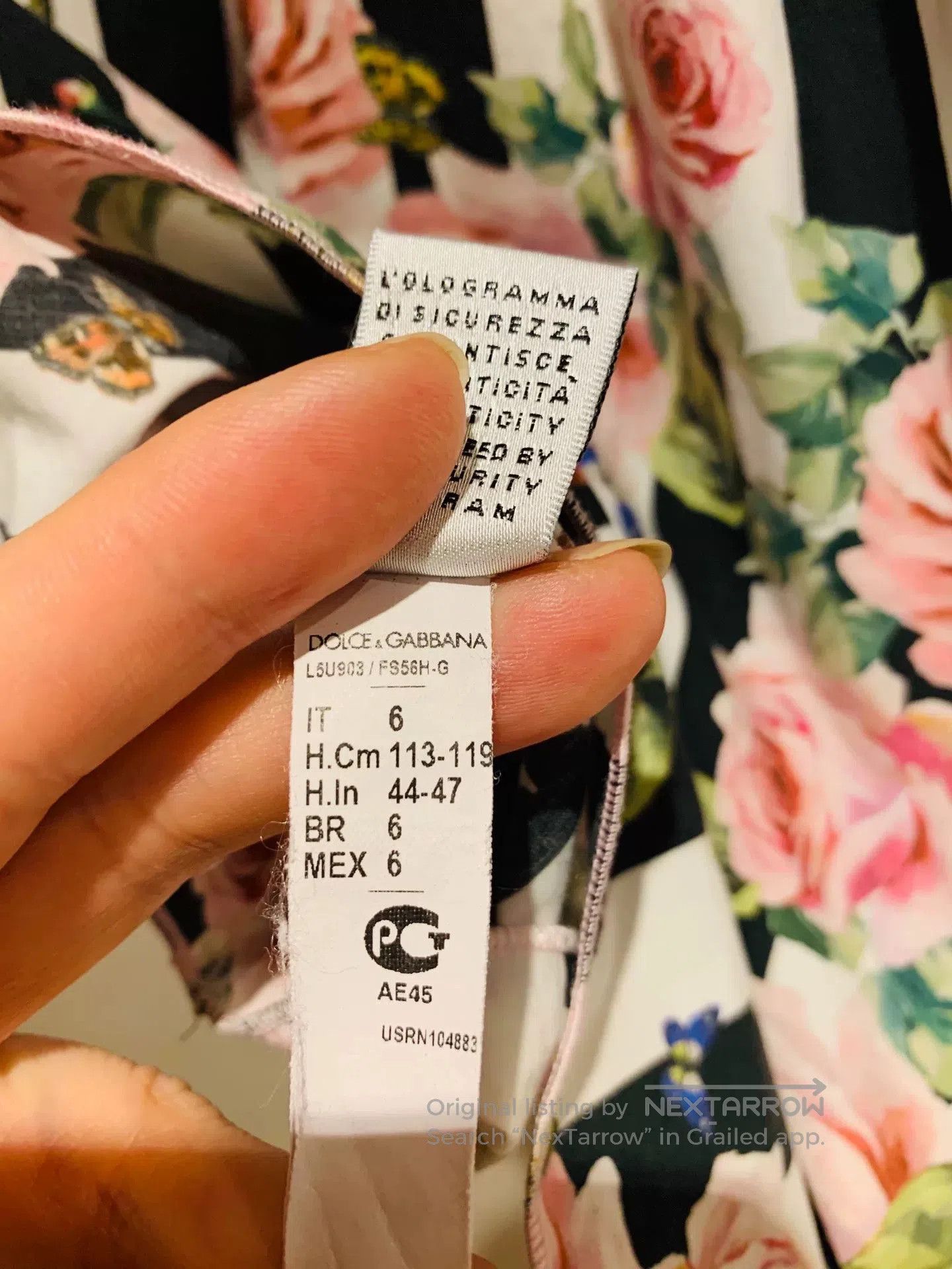 Dolce & Gabbana Dolce & Gabbana Floral Print Dress. Size M / US 6-8 / IT 42-44 - 4 Thumbnail