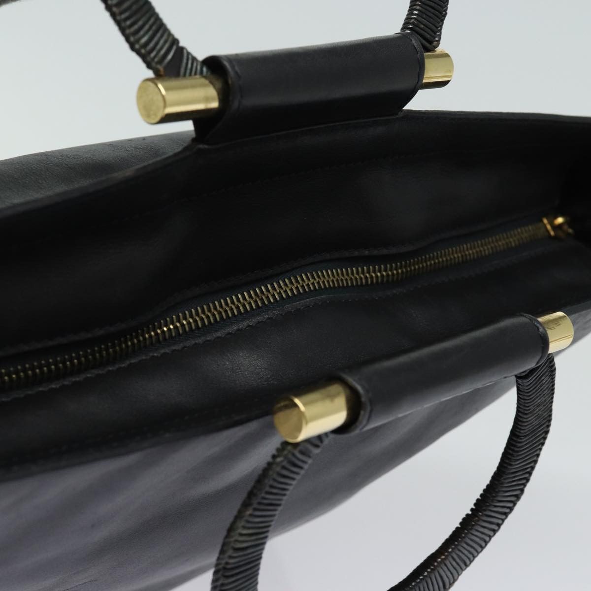 Celine CELINE Hand Bag Leather Black Size ONE SIZE - 6 Thumbnail