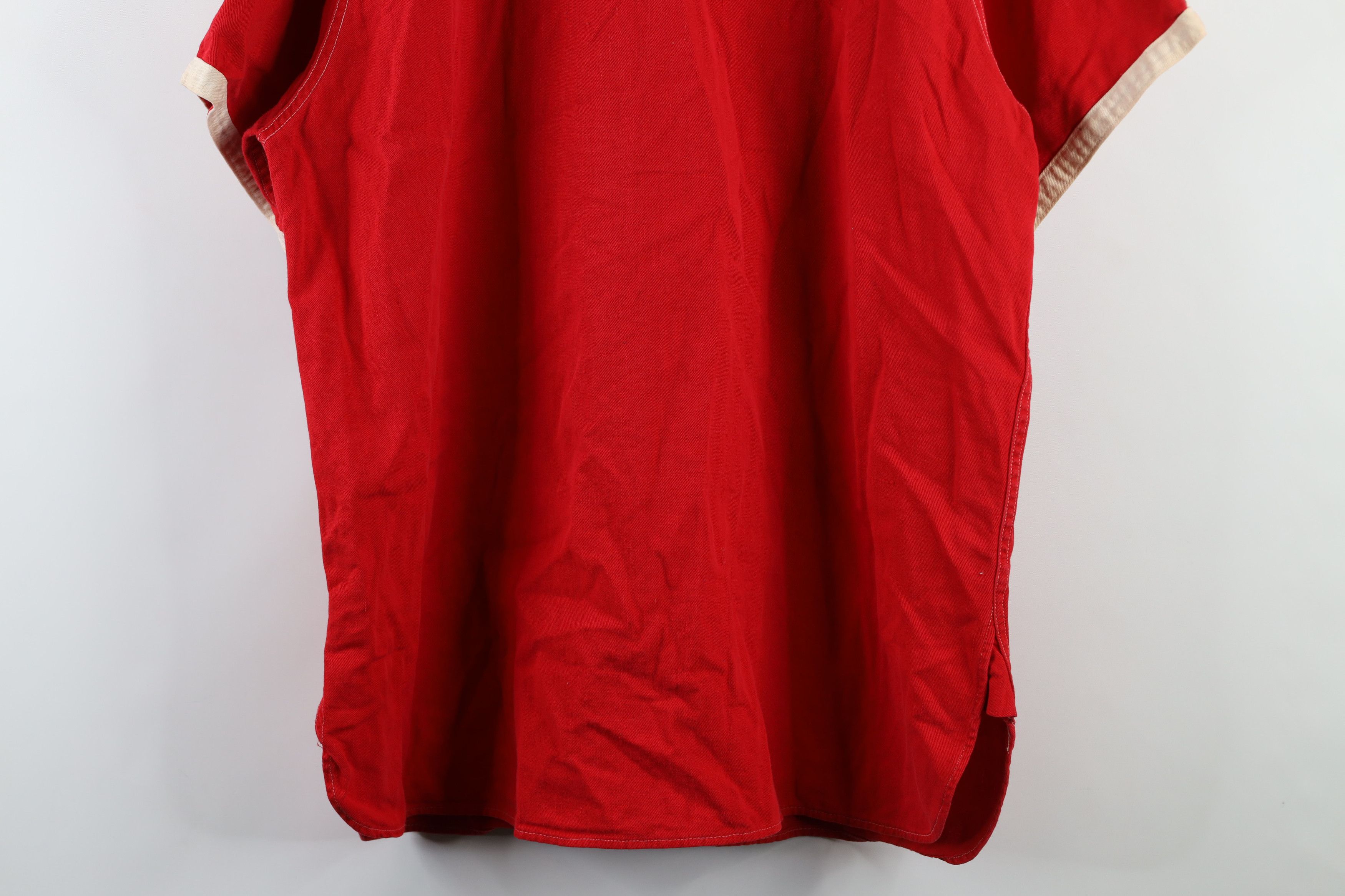 Vintage Vintage 40s 50s Salem Baseball Jersey Uniform Red USA Size US XL / EU 56 / 4 - 14 Thumbnail