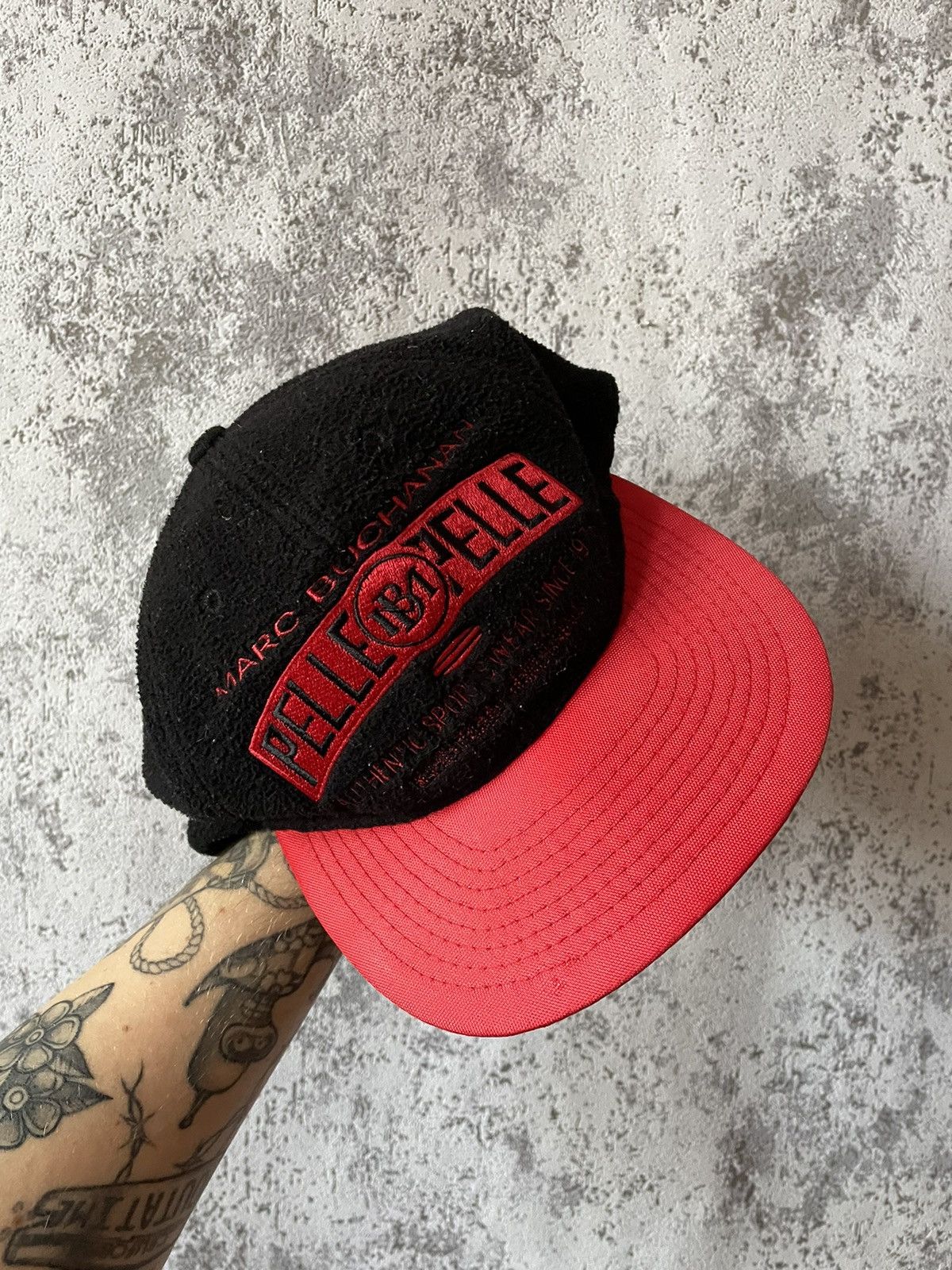 Marc Buchanan Rare Pelle Pelle Marc Buchanan Vintage Fleece Cap Hat Size ONE SIZE - 1 Thumbnail
