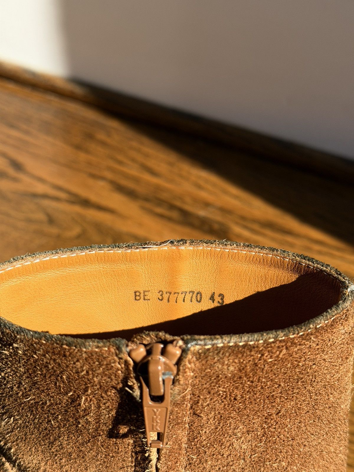 Saint Laurent Paris Saint Laurent Wyatt SS15 Concho Noisette suede Size US 10 / EU 43 - 6 Thumbnail