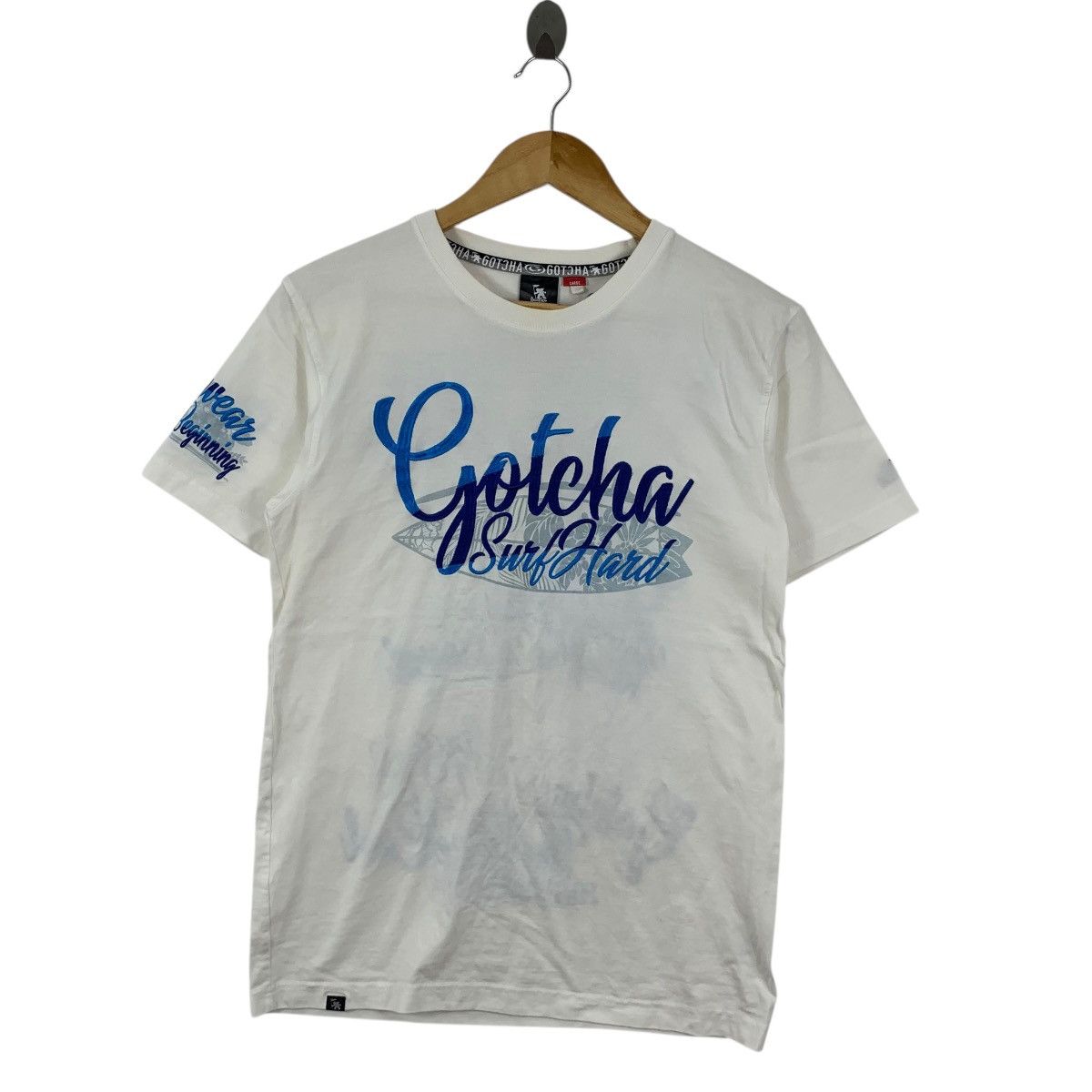 Gotcha GOTCHA CALIFORNIA SURF Ride Waves Sunwear Tee Shirt Top Size US L / EU 52-54 / 3 - 4 Thumbnail
