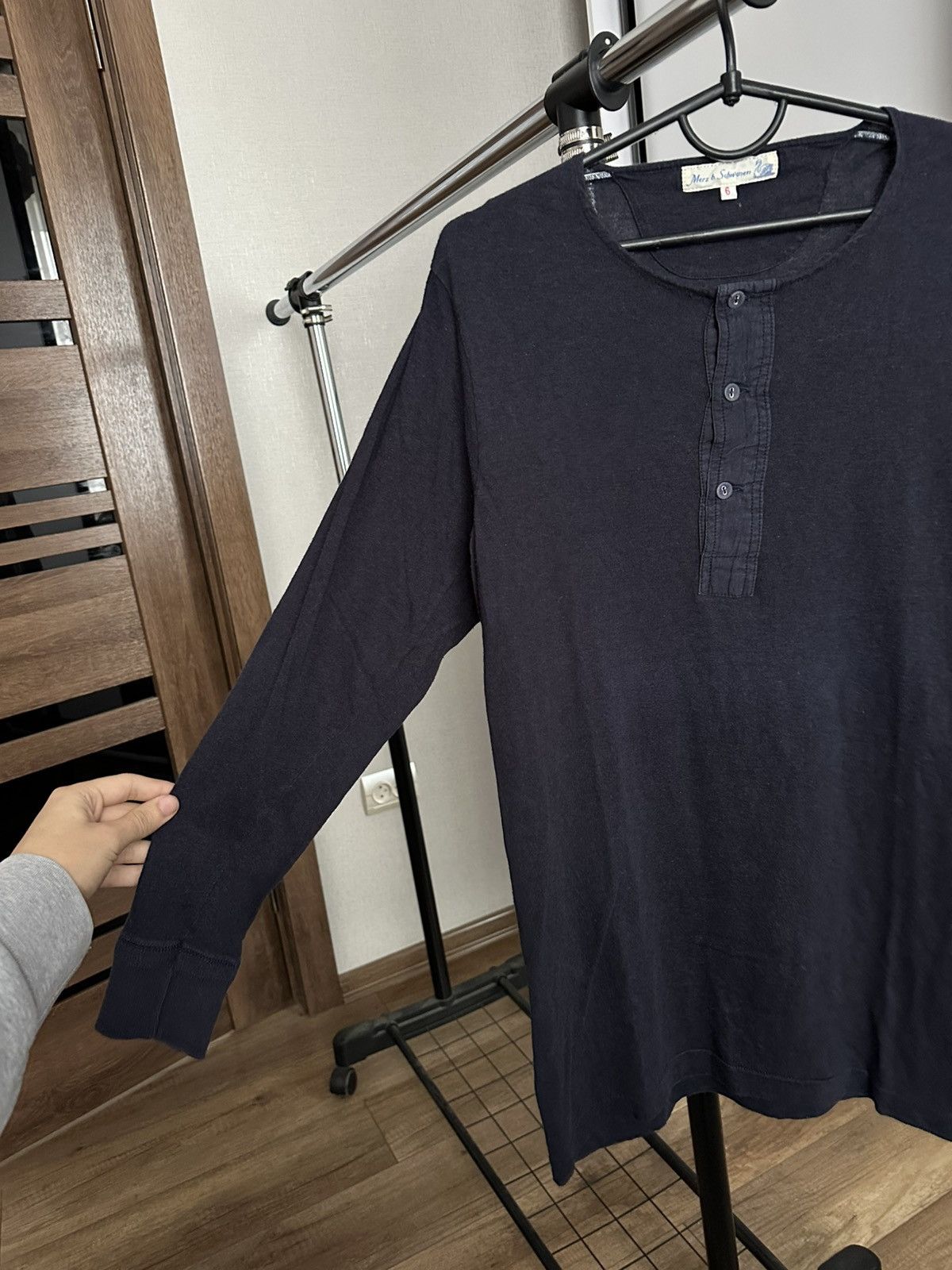 Merz B. Schwanen Merz B Schwanen Loopwheeled Long Sleeve T-Shirt Tee Size US L / EU 52-54 / 3 - 6 Thumbnail