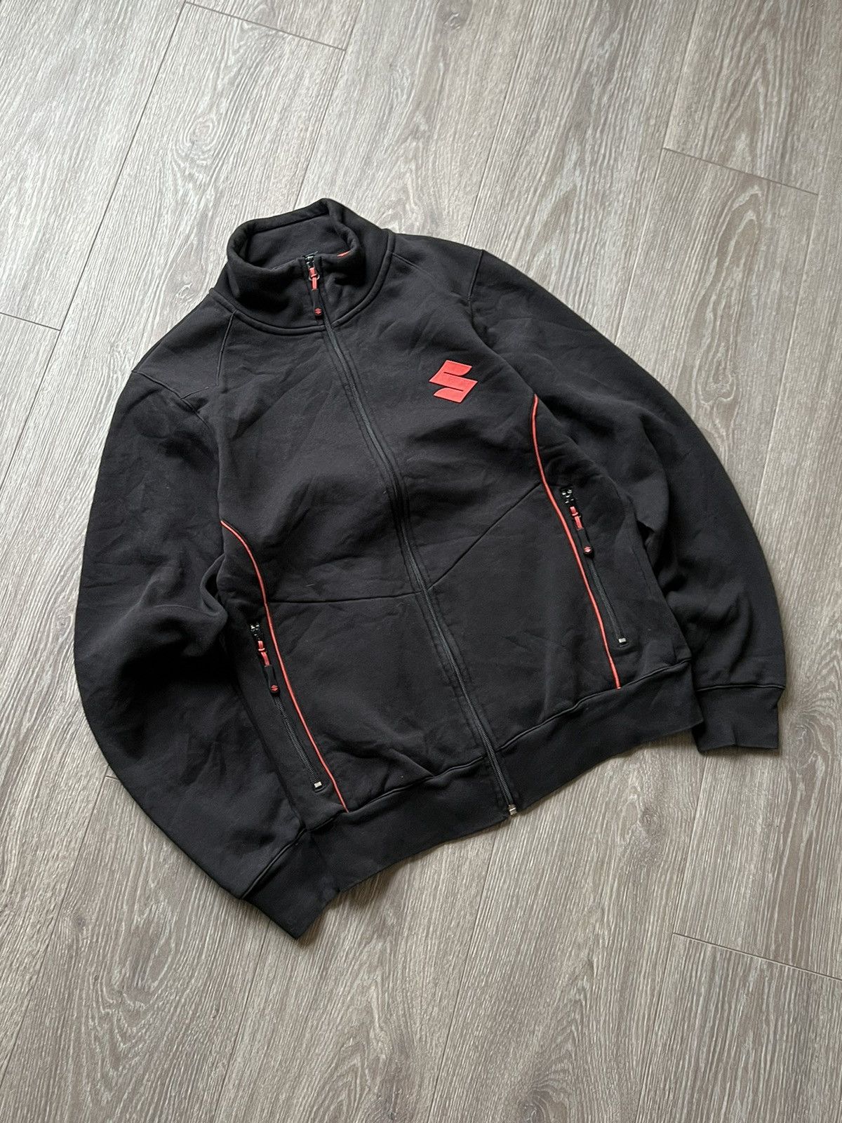 Japanese Brand Vintage 💥 Suzuki Racing Zip Sweatshirt Japanese Size US S / EU 44-46 / 1 - 4 Thumbnail
