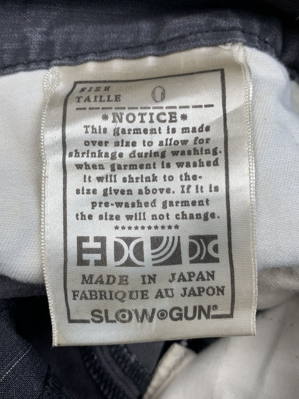 Japanese Brand Y2K 2000’s Slowgun 3 Panel Slim Denim Size US 29 - 16 Thumbnail
