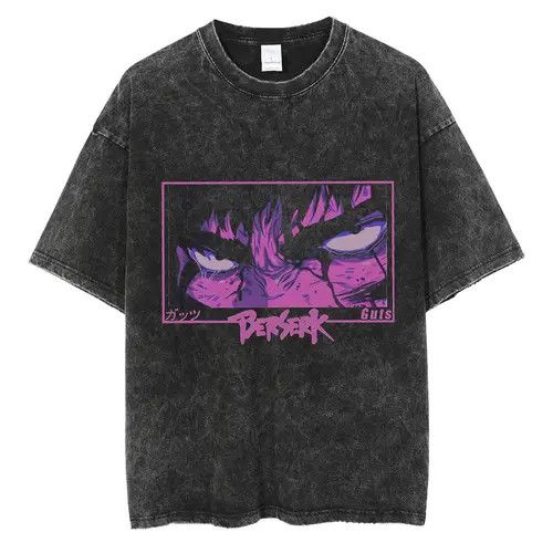 Japanese Brand Berserk Washed T-shirt Size US L / EU 52-54 / 3 - 1 Thumbnail
