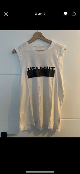 Helmut Lang Helmut Lang Tanktop in white. US size S, European M