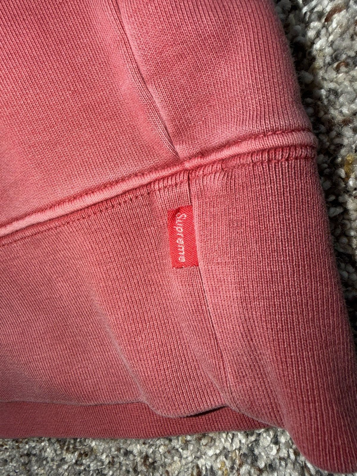 Supreme Supreme washed red hoodie spell out size XL Size US XL / EU 56 / 4 - 17 Thumbnail