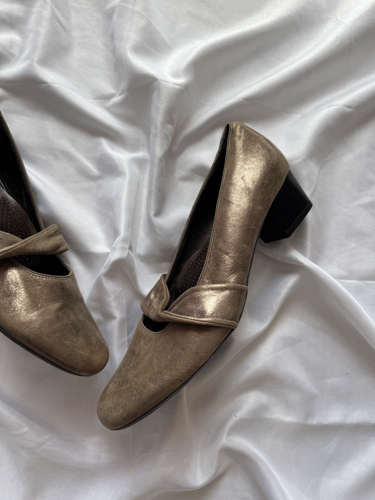 Hysteric Glamour Avant Garde Vintage Real Faded Leather Heel Flat Boots Size US 9 / IT 39 - 7 Thumbnail