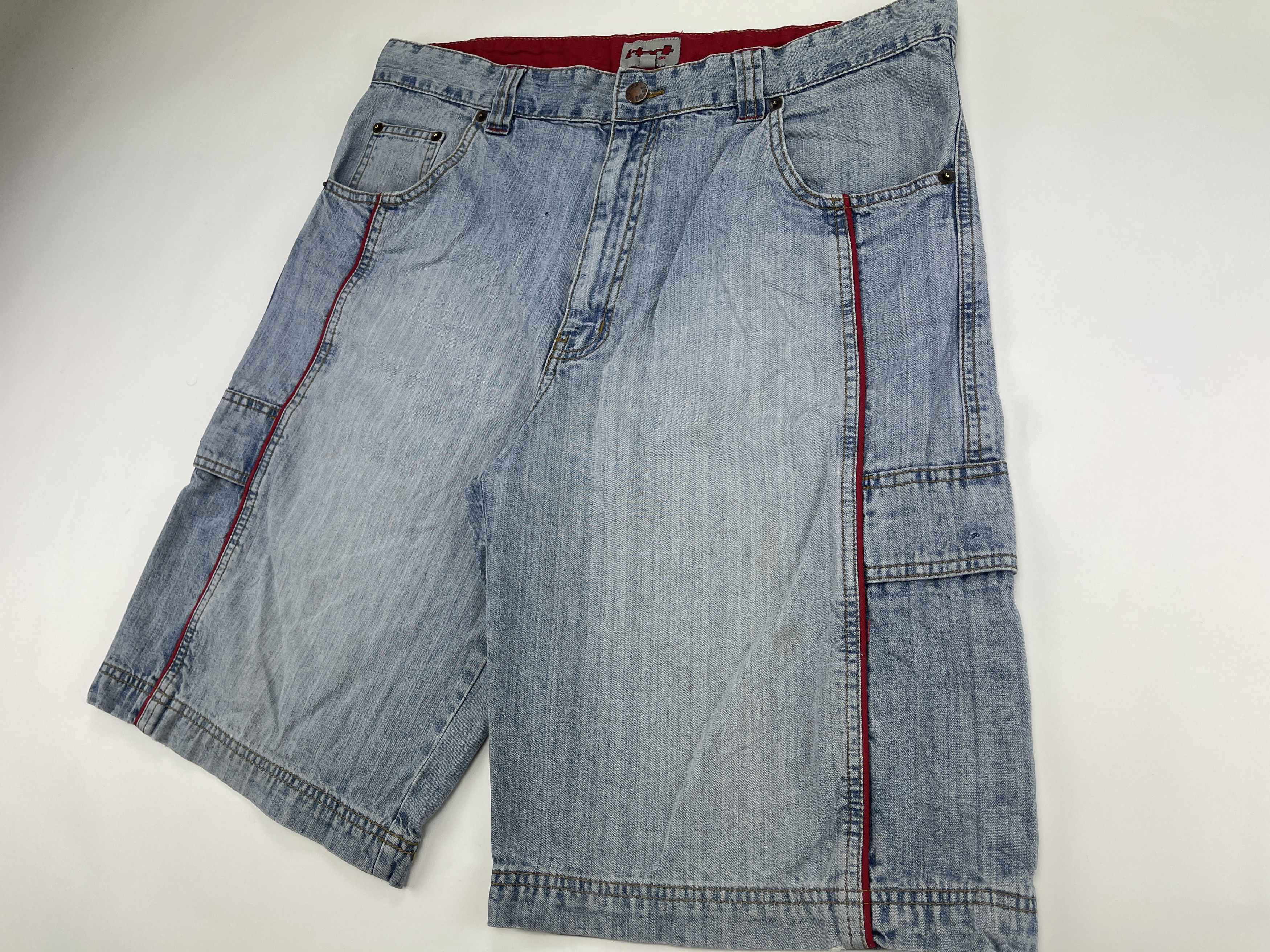 Other IDPDT jeans shorts, Independent, vintage baggy denim, 90s 36 Size US 36 / EU 52 - 9 Thumbnail