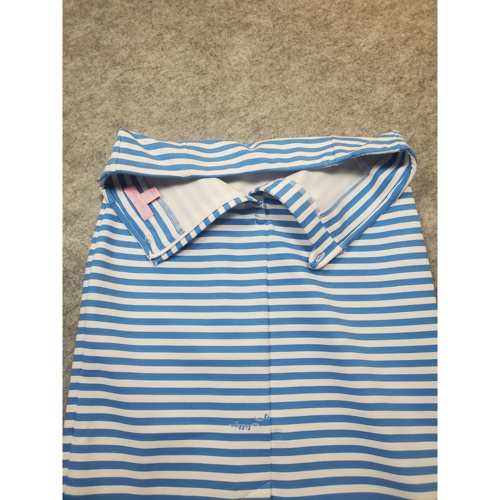 Lilly Pulitzer Women's Lilly Pulitzer S Blue & White Striped Pencil Skirt Size 26" / US 2 / IT 38 - 4 Thumbnail
