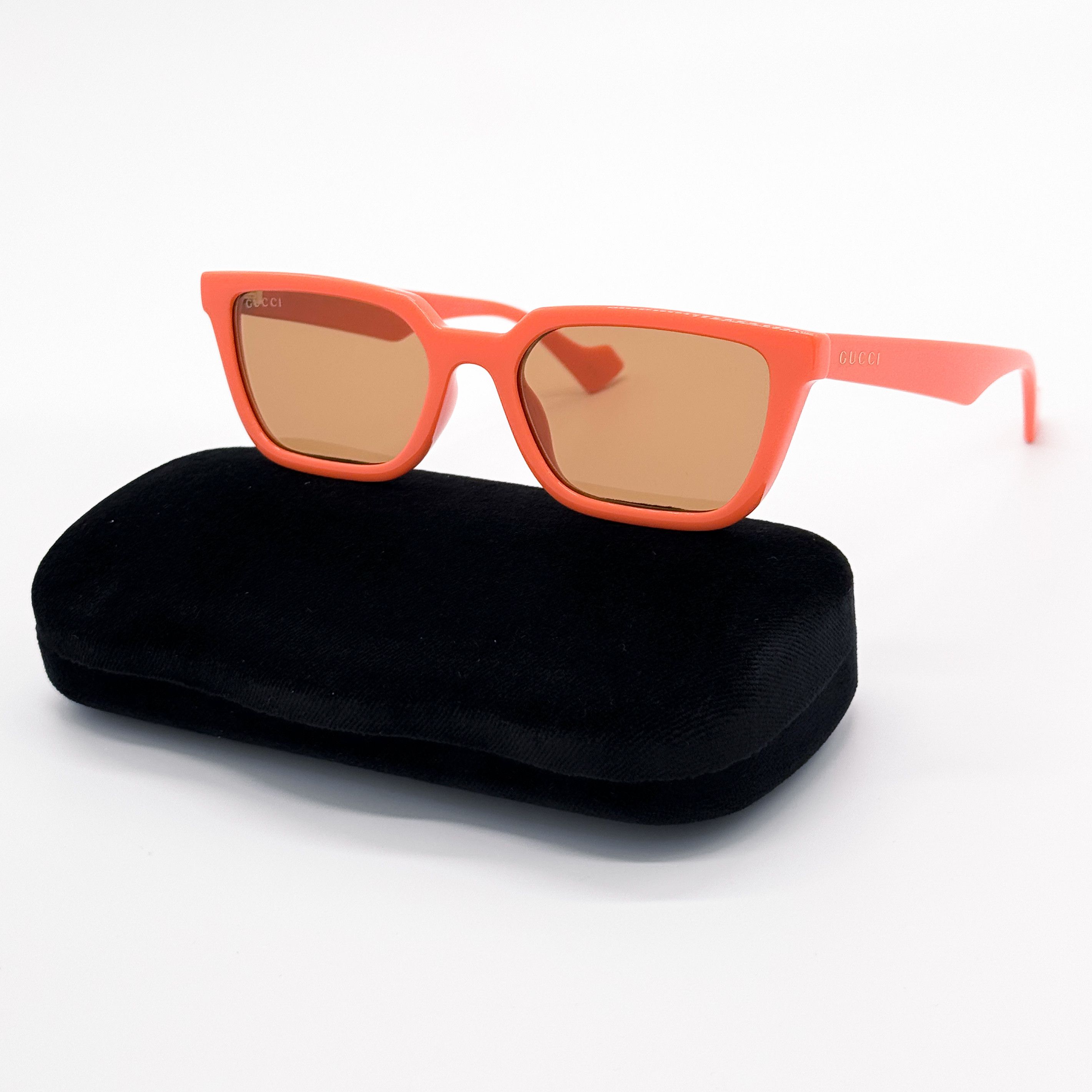 Gucci NEW GUCCI GG1539S 004 CAT EYE ORANGE SUNGLASSES GUCCI Size ONE SIZE - 1 Thumbnail