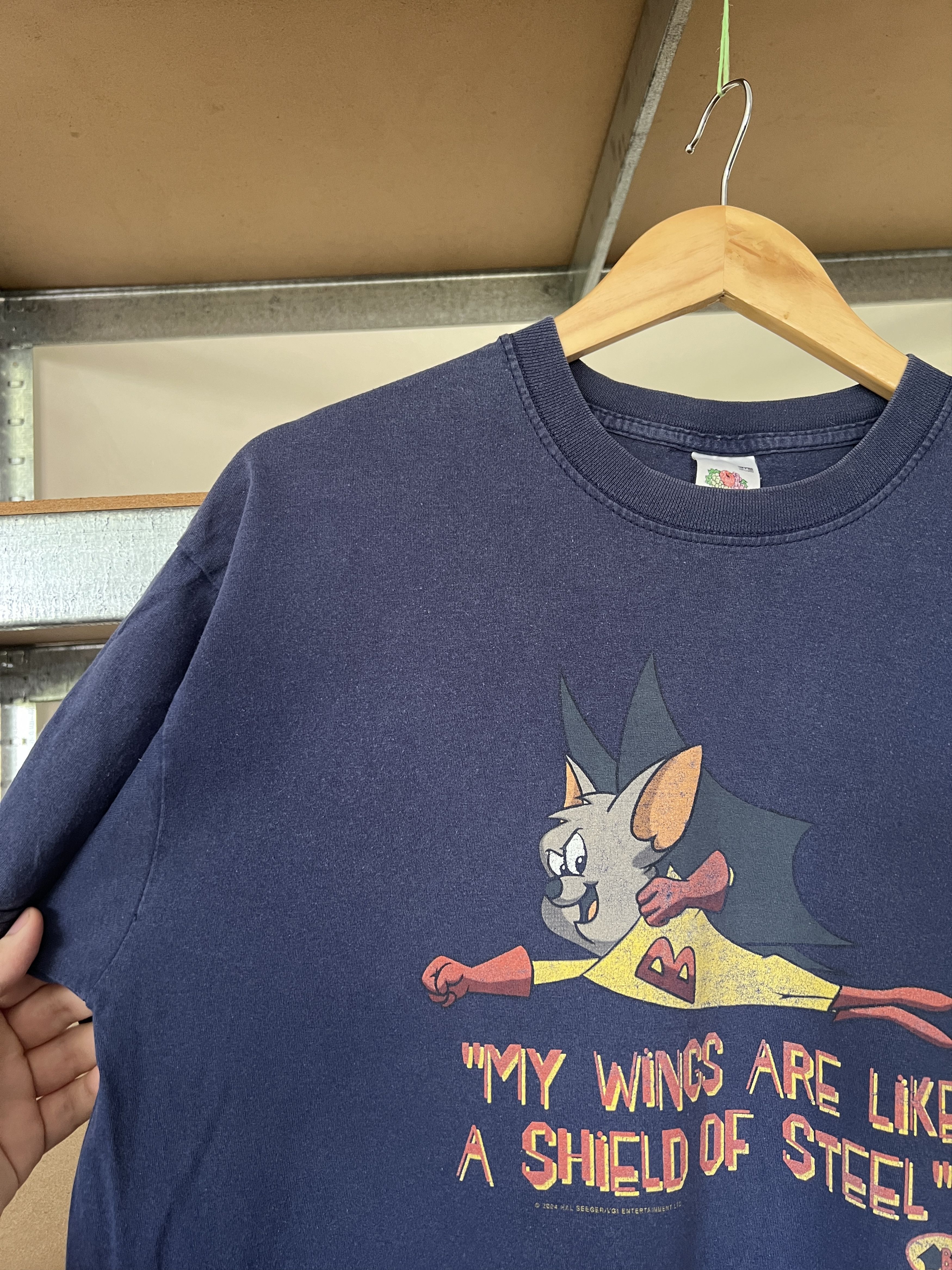 Cartoon Network Vintage 2004 Batfink Cartoon Movie T-shirt Size US M / EU 48-50 / 2 - 4 Thumbnail