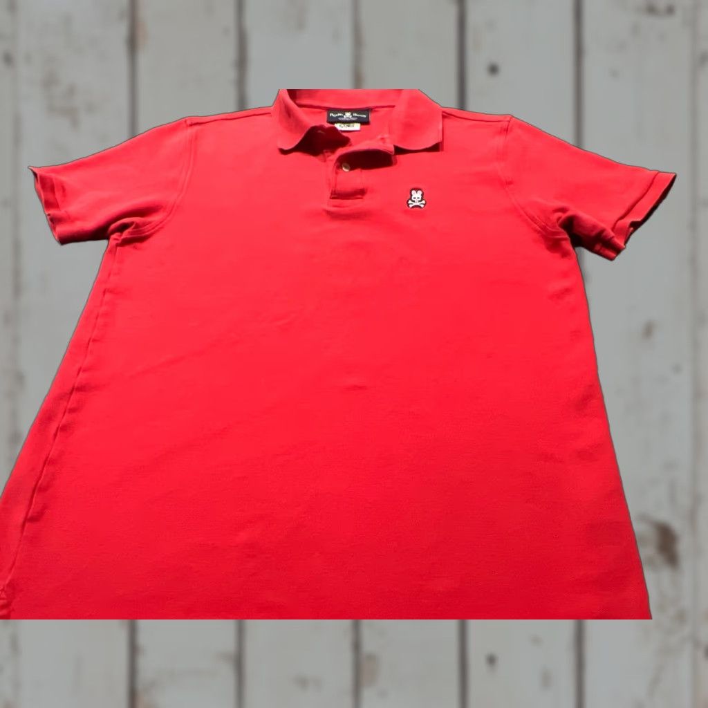 Psycho Bunny Psycho Bunny Polo Red Shirt Large Men Golf Short Sleeve Cotton Regular Size US L / EU 52-54 / 3 - 1 Thumbnail