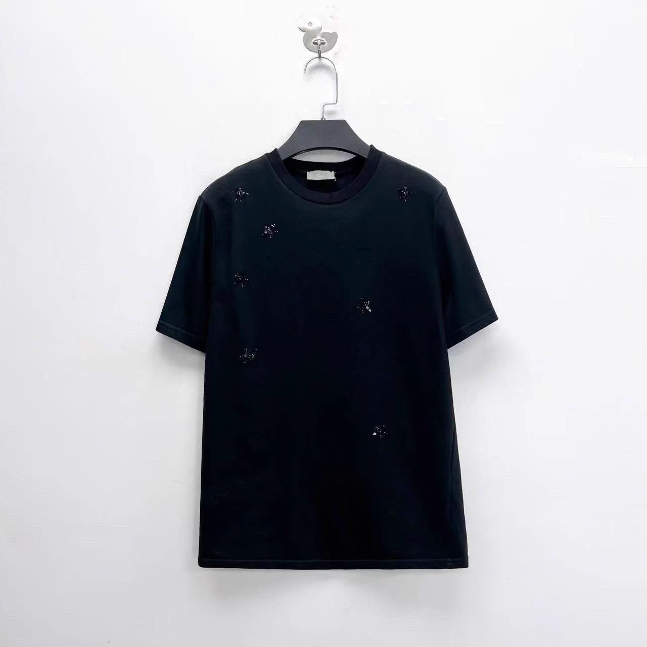 Dior Dior xxs black all over bee patch T-shirt new Size US XXS / EU 40 - 1 Thumbnail